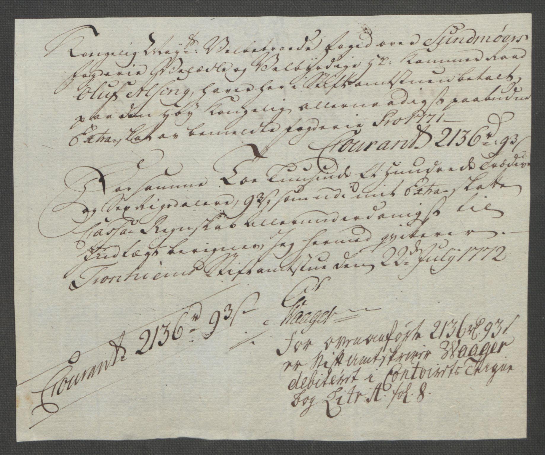 Rentekammeret inntil 1814, Reviderte regnskaper, Fogderegnskap, AV/RA-EA-4092/R54/L3645: Ekstraskatten Sunnmøre, 1762-1772, p. 221