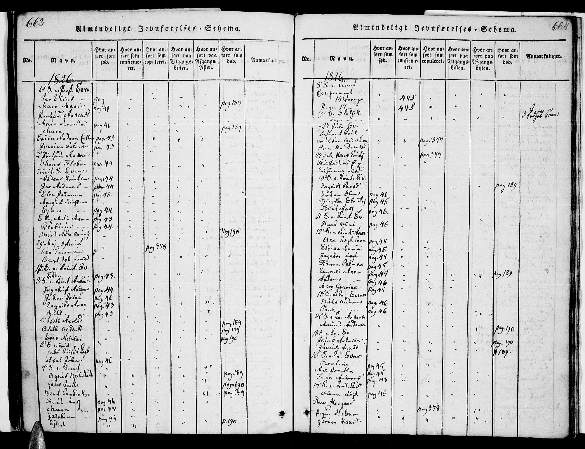 Ministerialprotokoller, klokkerbøker og fødselsregistre - Nordland, AV/SAT-A-1459/863/L0894: Parish register (official) no. 863A06, 1821-1851, p. 663-664