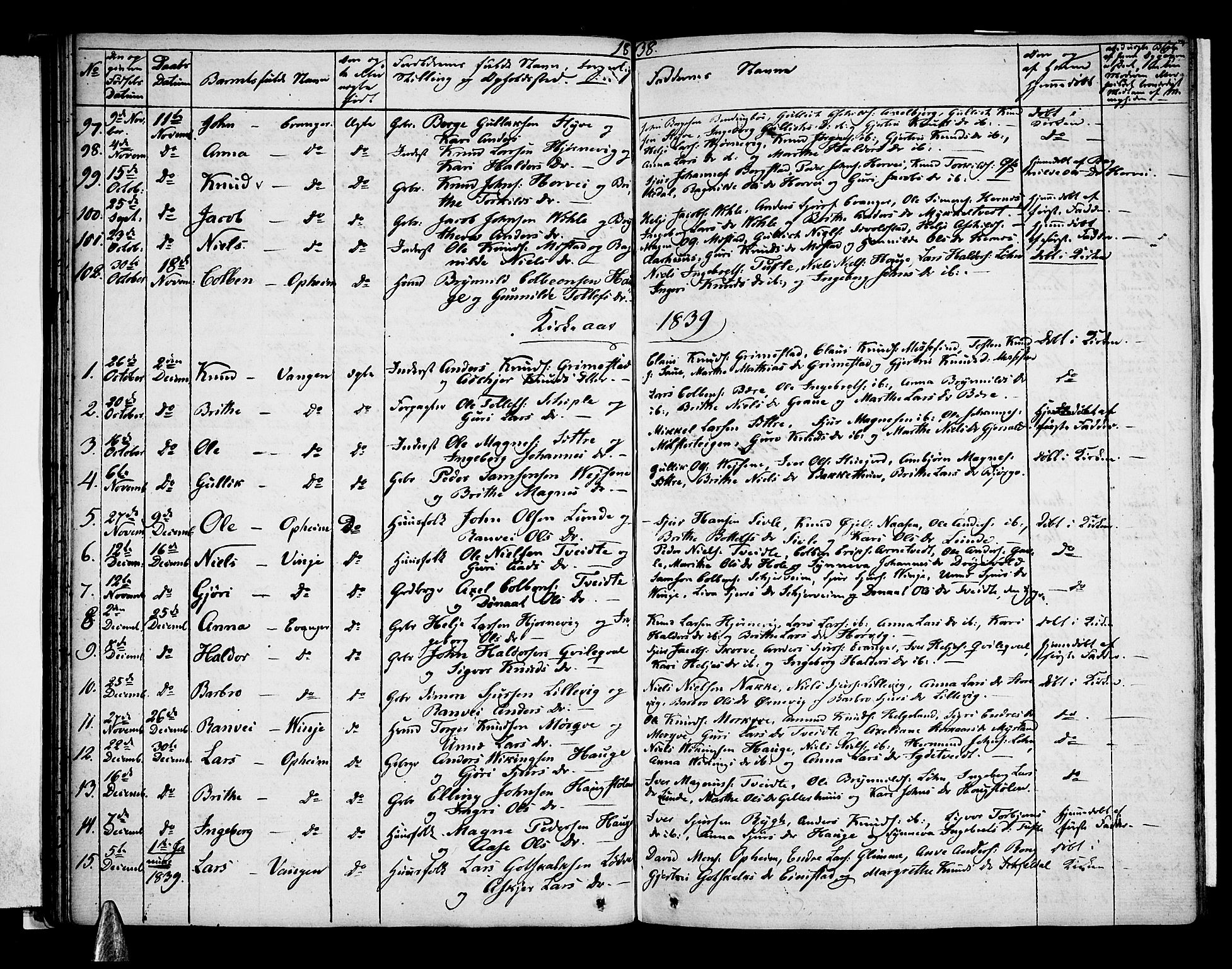 Voss sokneprestembete, SAB/A-79001: Curate's parish register no. A 1, 1821-1841, p. 65