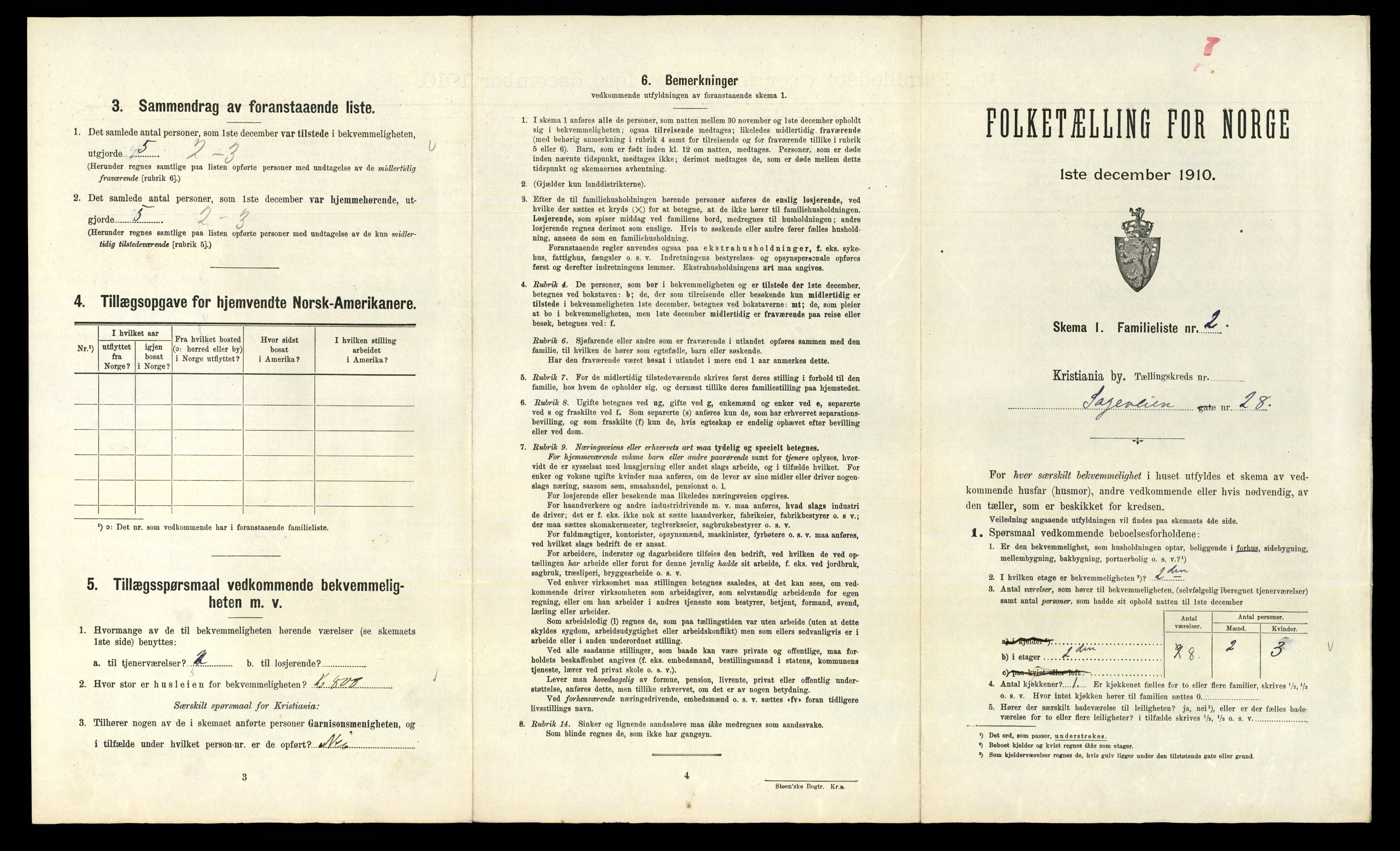 RA, 1910 census for Kristiania, 1910, p. 83769