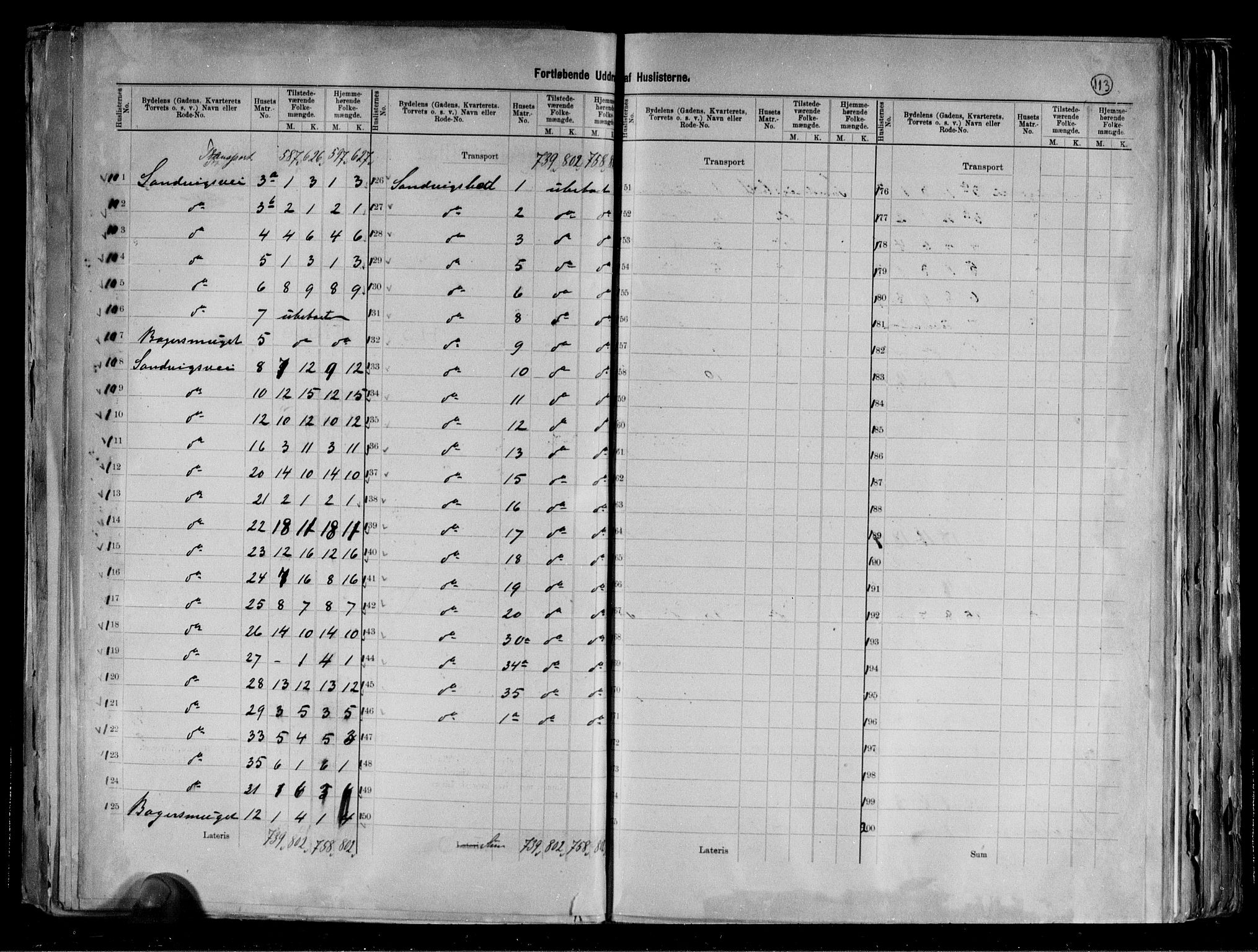 RA, 1891 Census for 1301 Bergen, 1891, p. 115