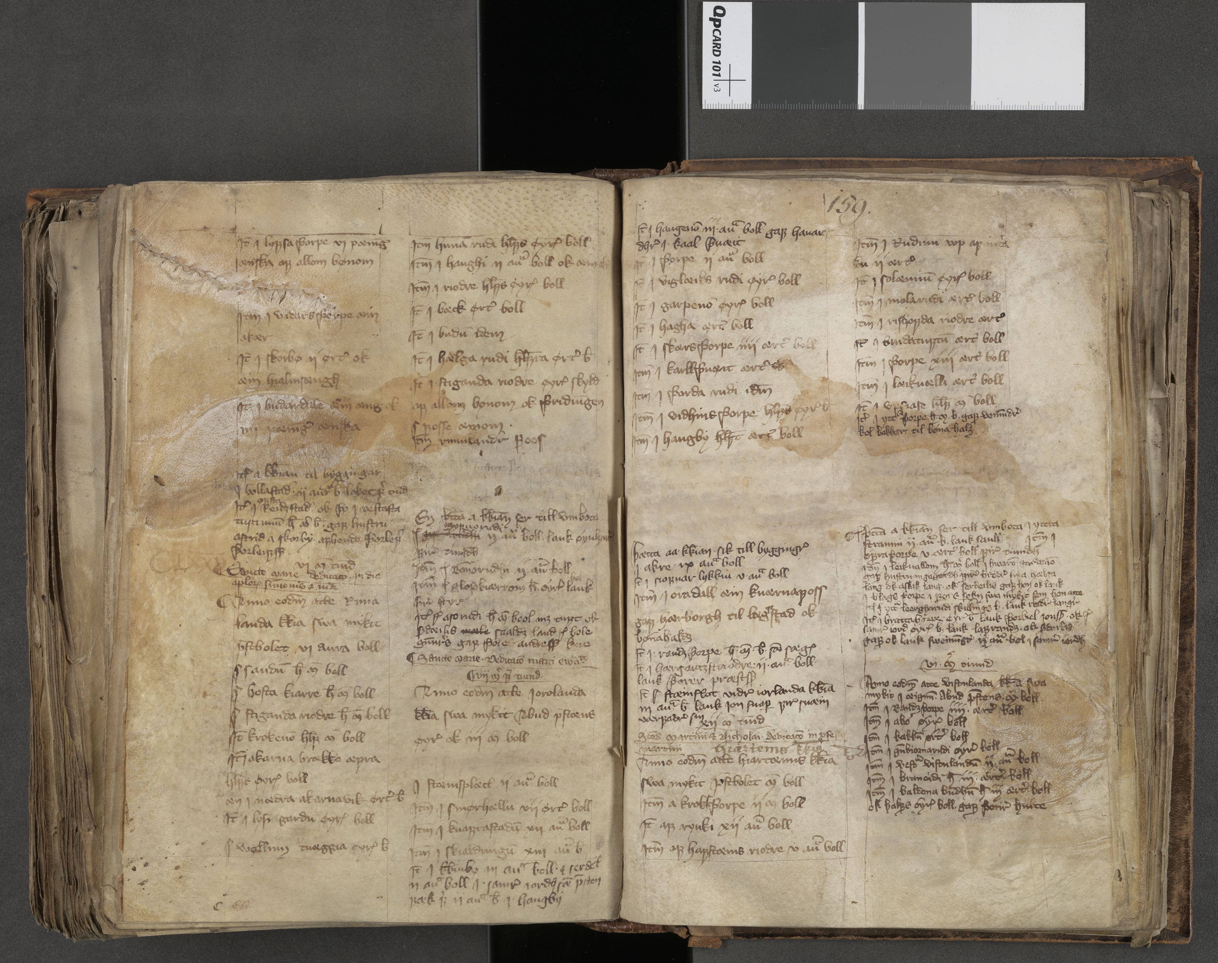 Riksarkivets diplomsamling, AV/RA-EA-5965/F05/L0242: NRA AM 328 fol., 1390-1400, p. 158b-159a