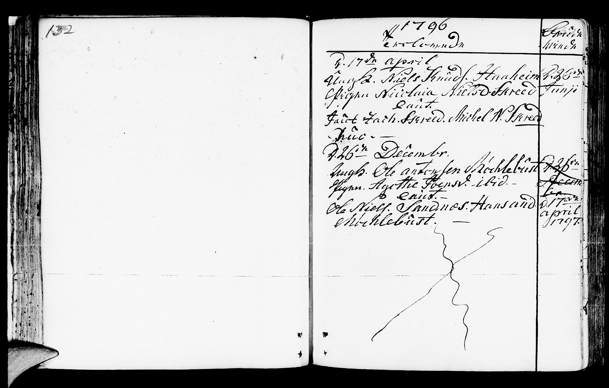 Jølster sokneprestembete, AV/SAB-A-80701/H/Haa/Haaa/L0006: Parish register (official) no. A 6, 1790-1821, p. 132-133