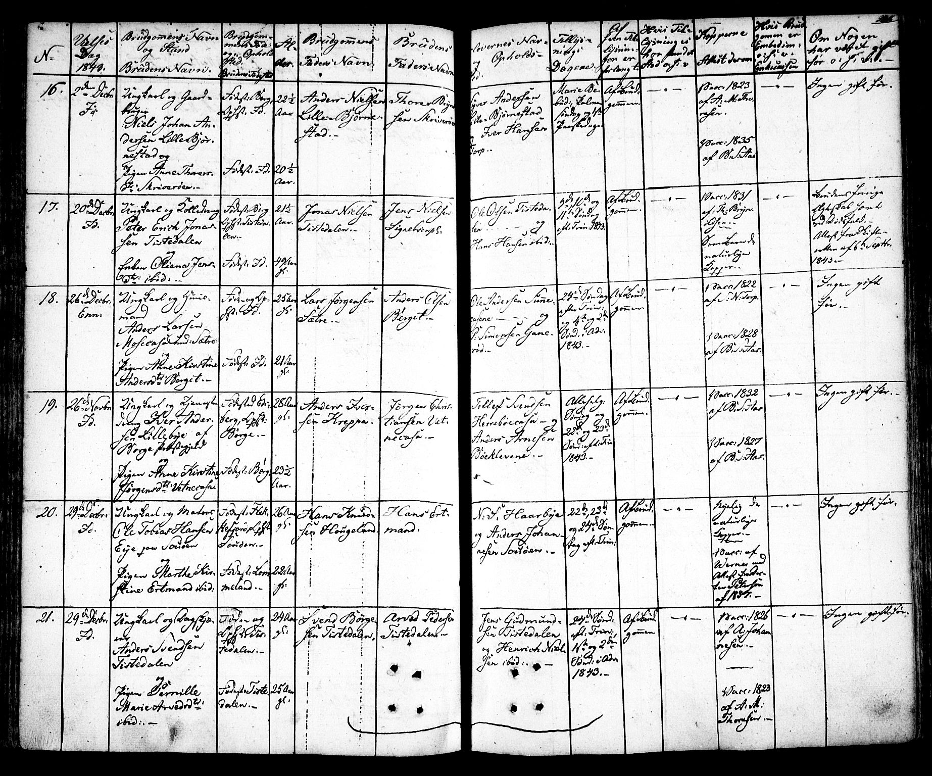 Idd prestekontor Kirkebøker, SAO/A-10911/F/Fc/L0003: Parish register (official) no. III 3, 1832-1847, p. 238