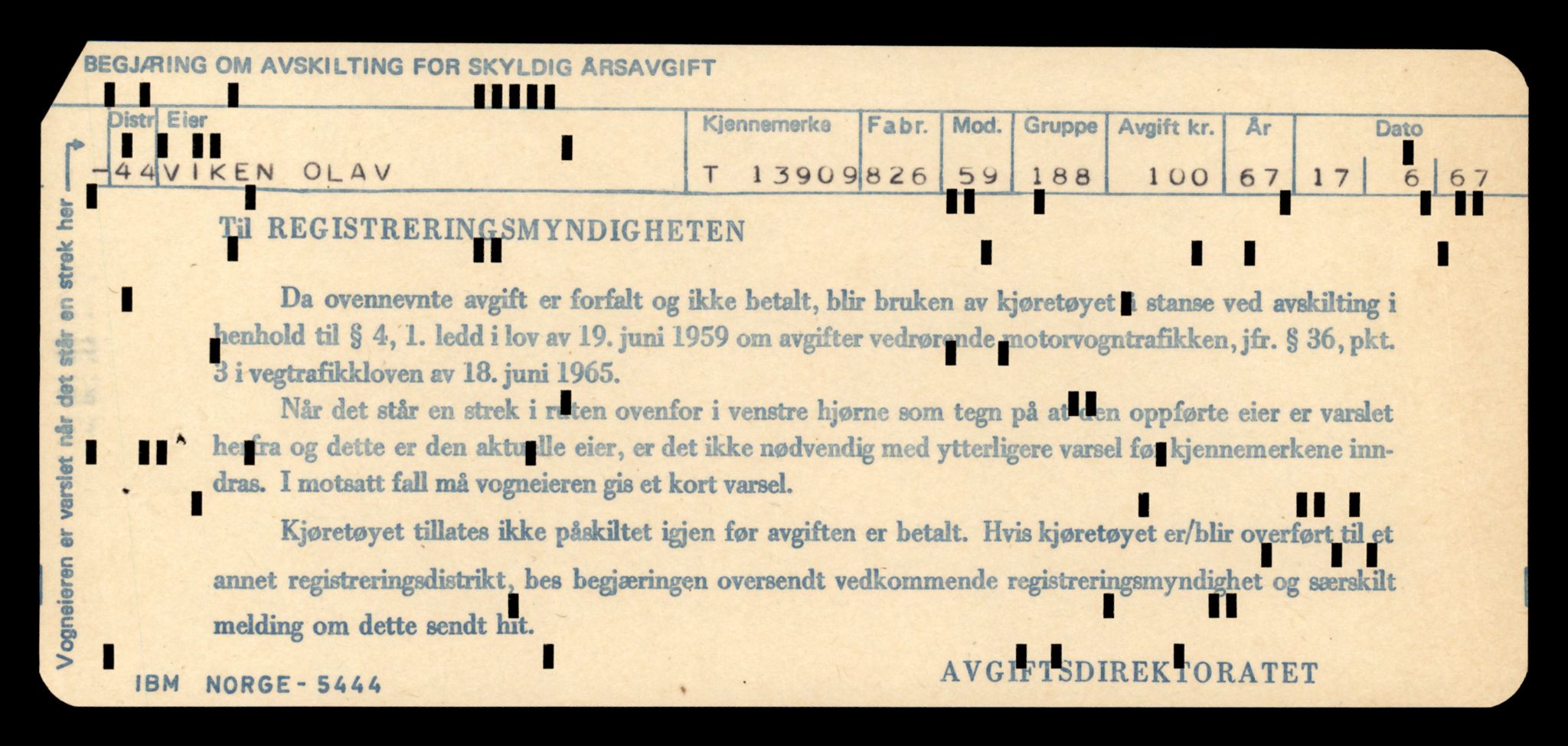 Møre og Romsdal vegkontor - Ålesund trafikkstasjon, SAT/A-4099/F/Fe/L0042: Registreringskort for kjøretøy T 13906 - T 14079, 1927-1998, p. 57