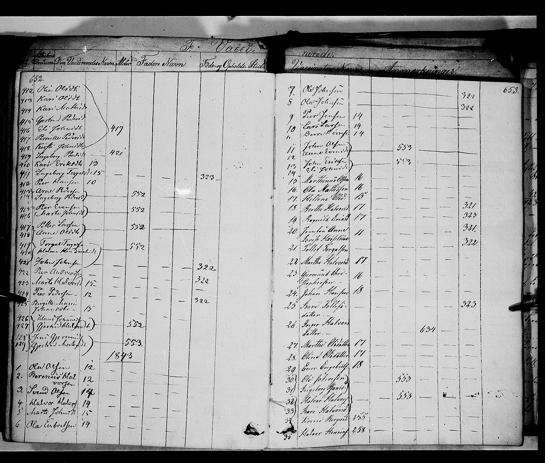 Trysil prestekontor, AV/SAH-PREST-046/H/Ha/Haa/L0004: Parish register (official) no. 4 /1, 1842-1850, p. 652-653