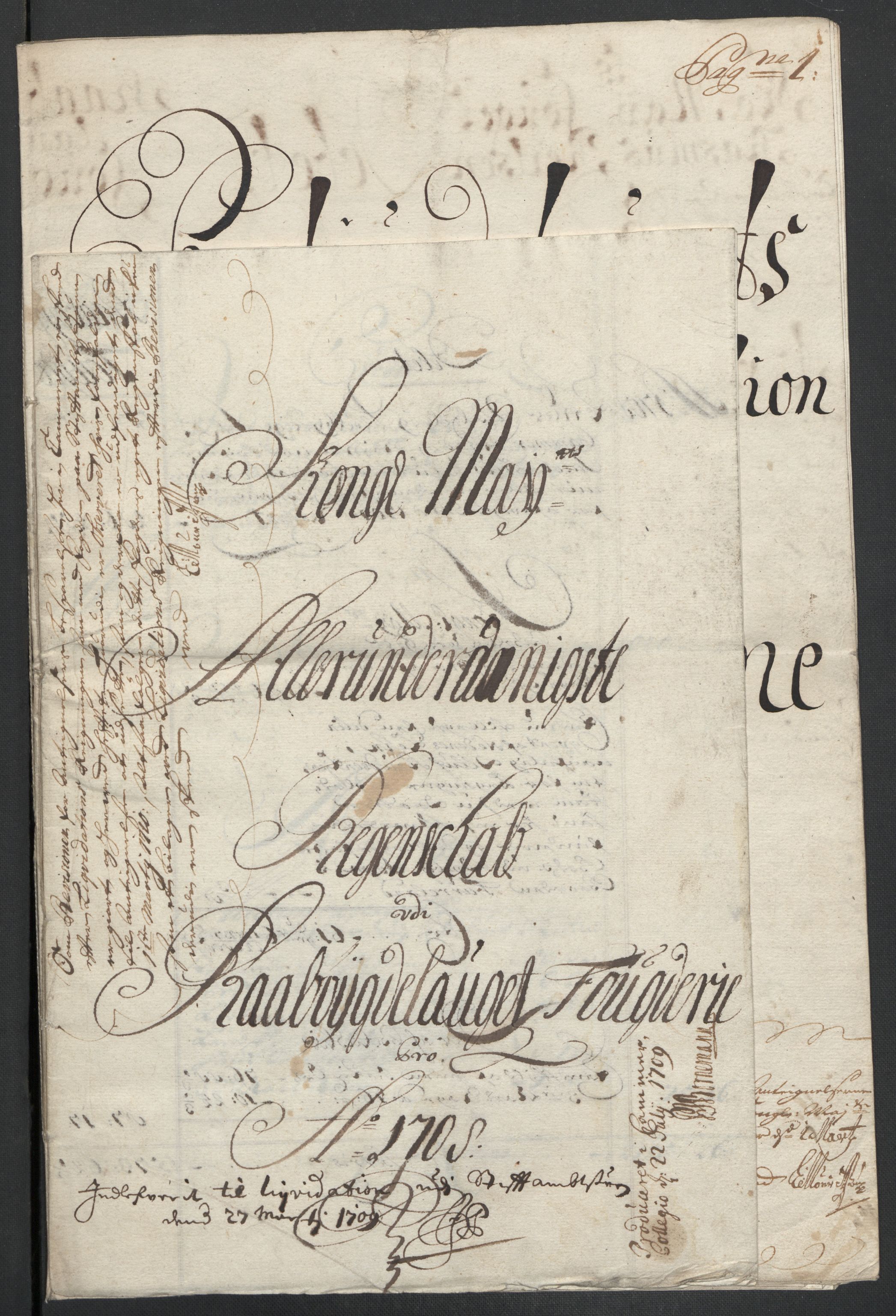 Rentekammeret inntil 1814, Reviderte regnskaper, Fogderegnskap, RA/EA-4092/R40/L2448: Fogderegnskap Råbyggelag, 1706-1708, p. 289