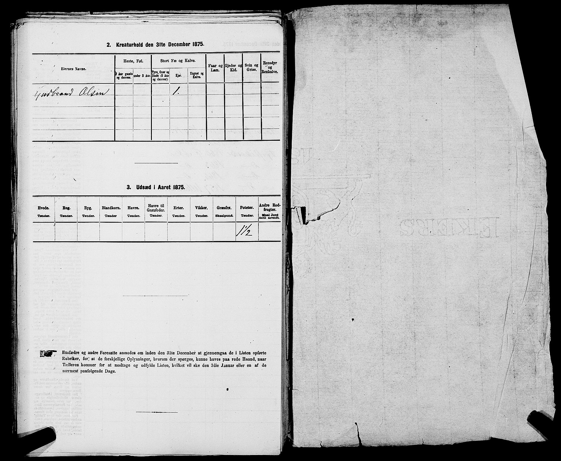 RA, 1875 census for 0218bP Østre Aker, 1875, p. 3017