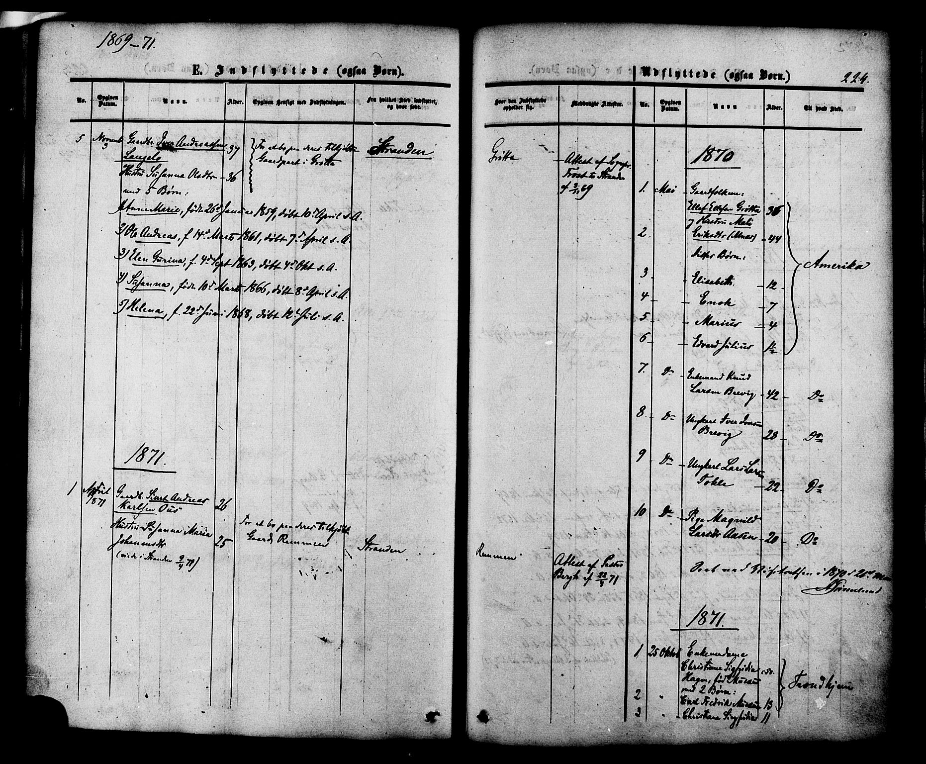 Ministerialprotokoller, klokkerbøker og fødselsregistre - Møre og Romsdal, SAT/A-1454/545/L0586: Parish register (official) no. 545A02, 1854-1877, p. 224