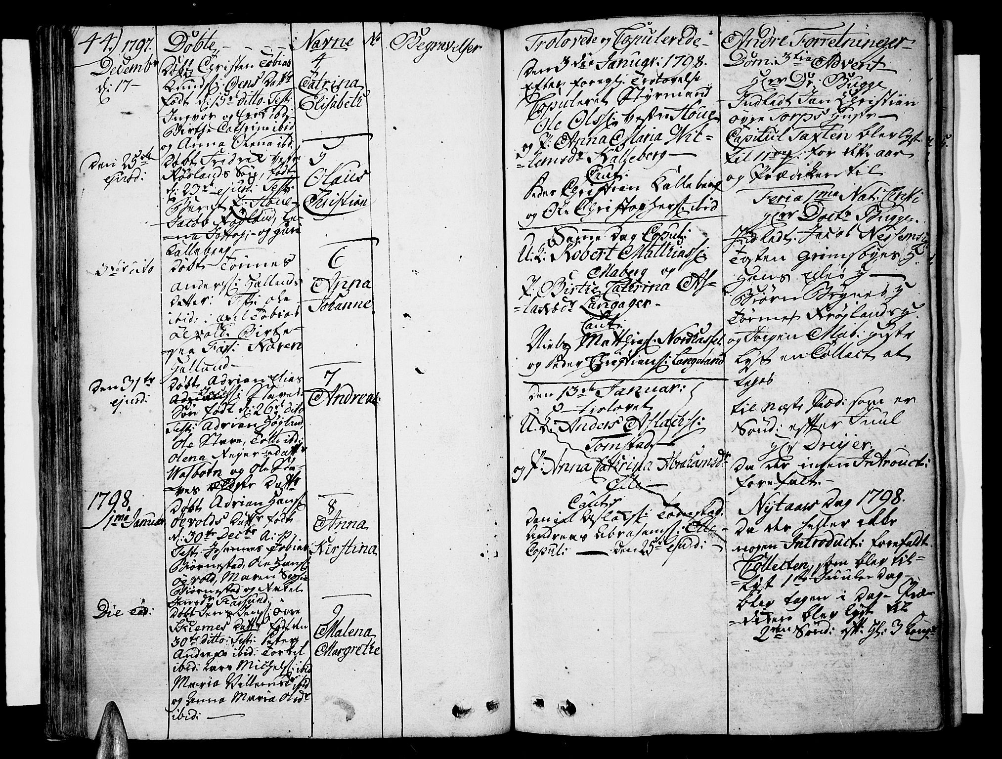 Lista sokneprestkontor, SAK/1111-0027/F/Fa/L0005: Parish register (official) no. A 5, 1795-1823, p. 44