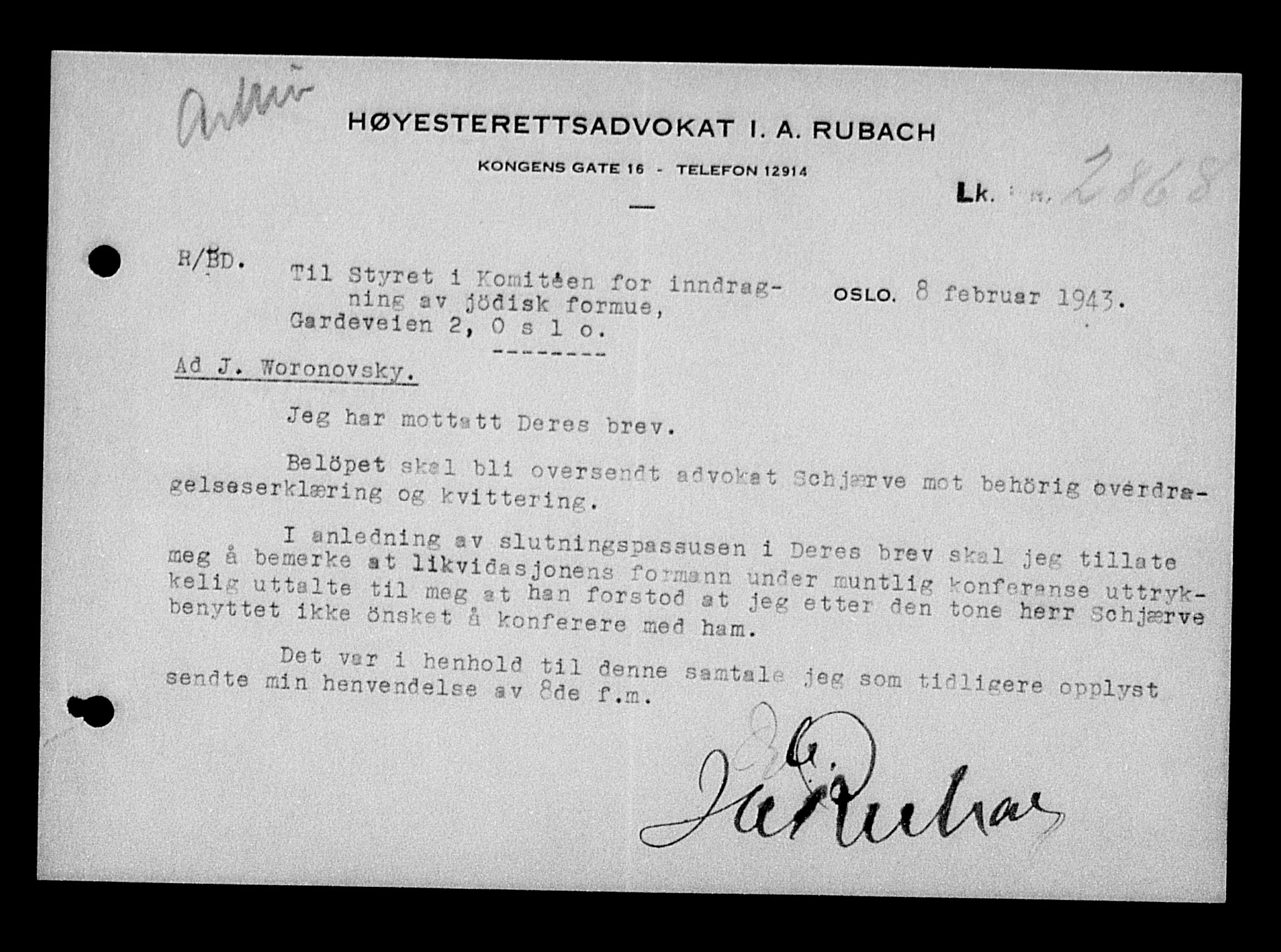 Justisdepartementet, Tilbakeføringskontoret for inndratte formuer, AV/RA-S-1564/H/Hc/Hcc/L0987: --, 1945-1947, p. 210