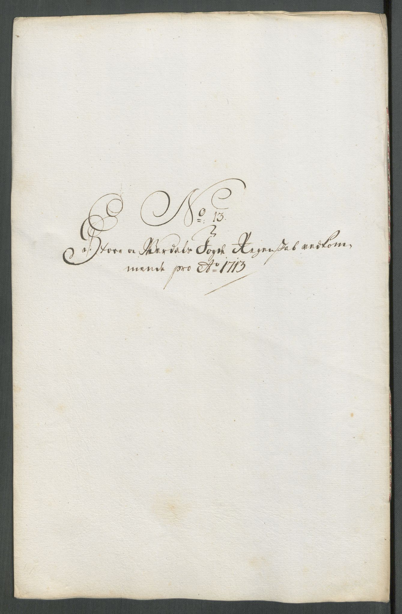 Rentekammeret inntil 1814, Reviderte regnskaper, Fogderegnskap, RA/EA-4092/R62/L4203: Fogderegnskap Stjørdal og Verdal, 1713, p. 182
