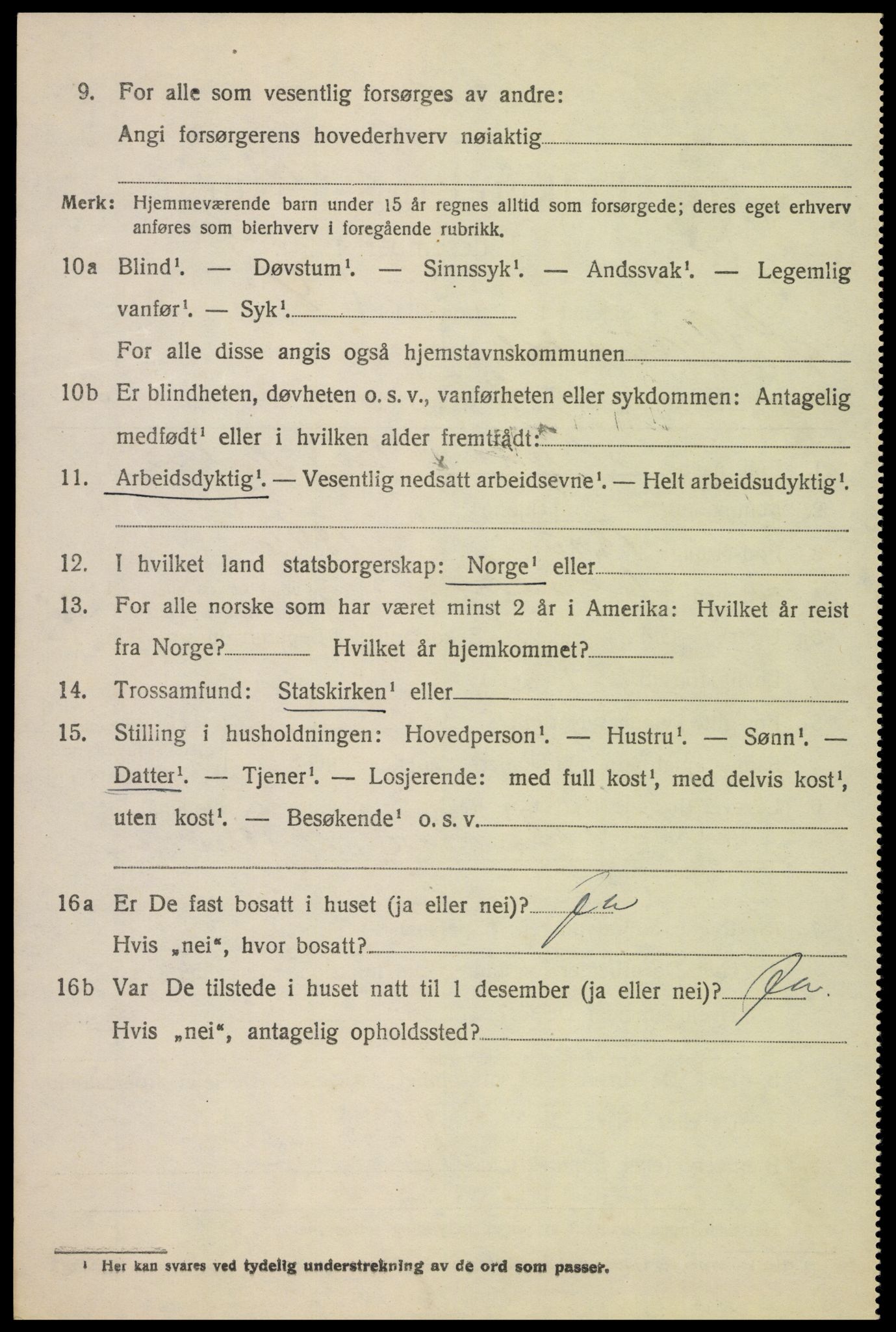 SAH, 1920 census for Østre Gausdal, 1920, p. 4913