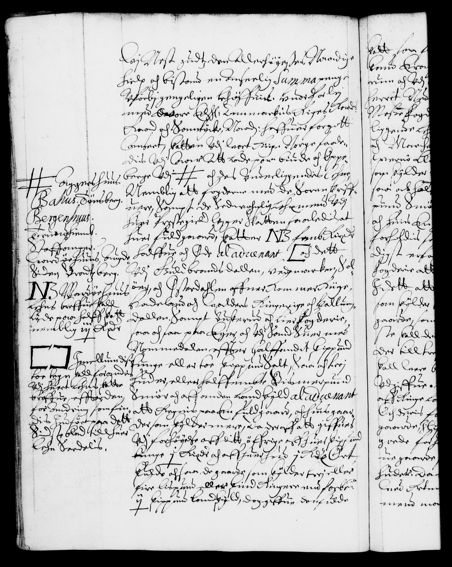 Danske Kanselli 1572-1799, AV/RA-EA-3023/F/Fc/Fca/Fcab/L0009: Norske tegnelser (mikrofilm), 1653-1656, p. 357b