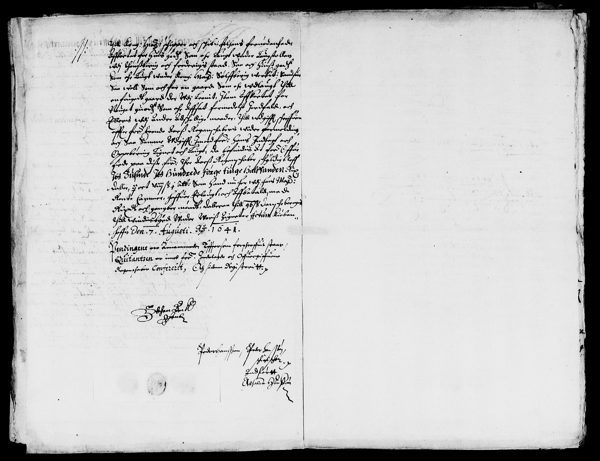 Rentekammeret inntil 1814, Reviderte regnskaper, Lensregnskaper, AV/RA-EA-5023/R/Rb/Rbo/L0020: Tønsberg len, 1639-1641