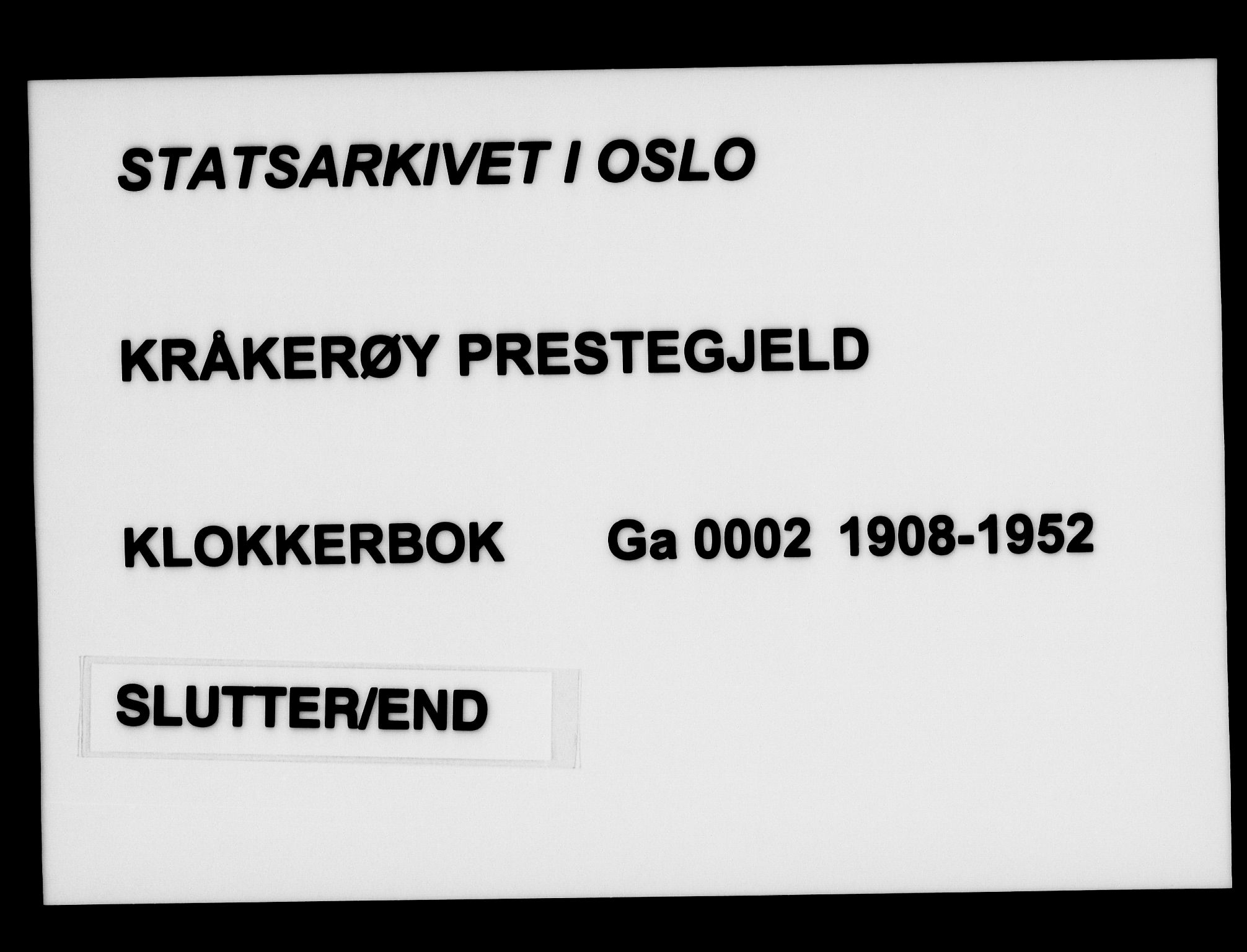 Kråkerøy prestekontor Kirkebøker, SAO/A-10912/G/Ga/L0002: Parish register (copy) no. 2, 1908-1952