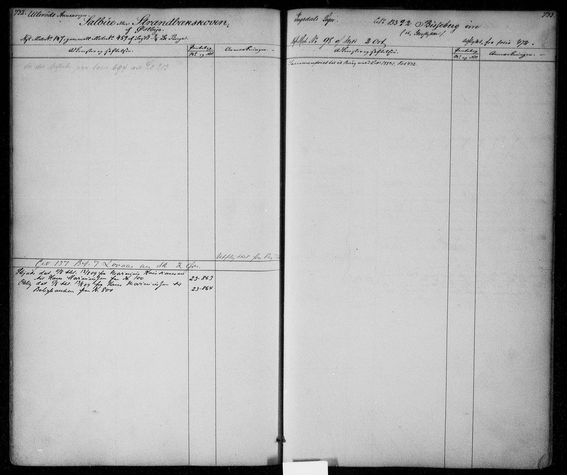 Idd og Marker sorenskriveri, SAO/A-10283/G/Ga/Gac/L0002: Mortgage register no. II 2, 1848-1911, p. 732-733