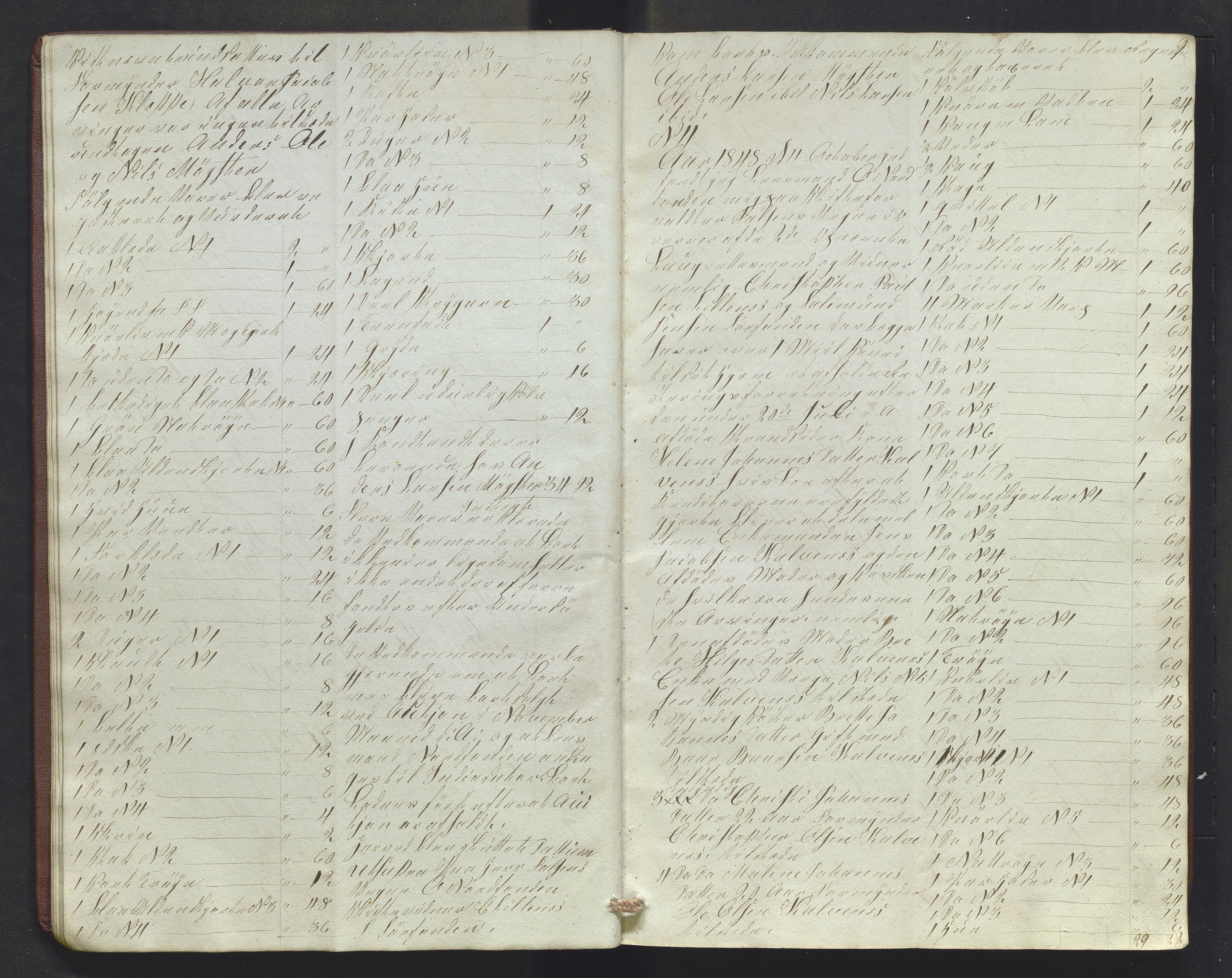 Lensmannen i Sund og Austevoll, AV/SAB-A-35201/0006/L0009: Registreringsprotokoll, 1848-1863, p. 8b-9a