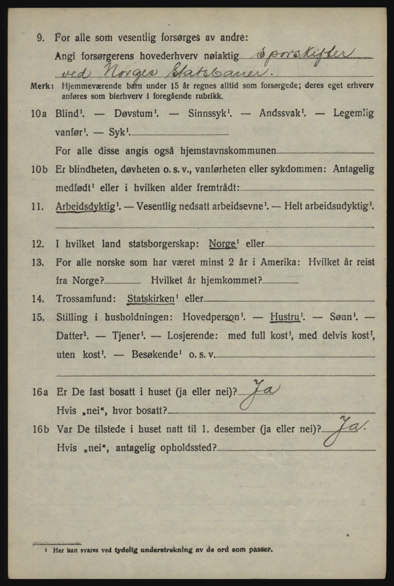 SAO, 1920 census for Skjeberg, 1920, p. 12984