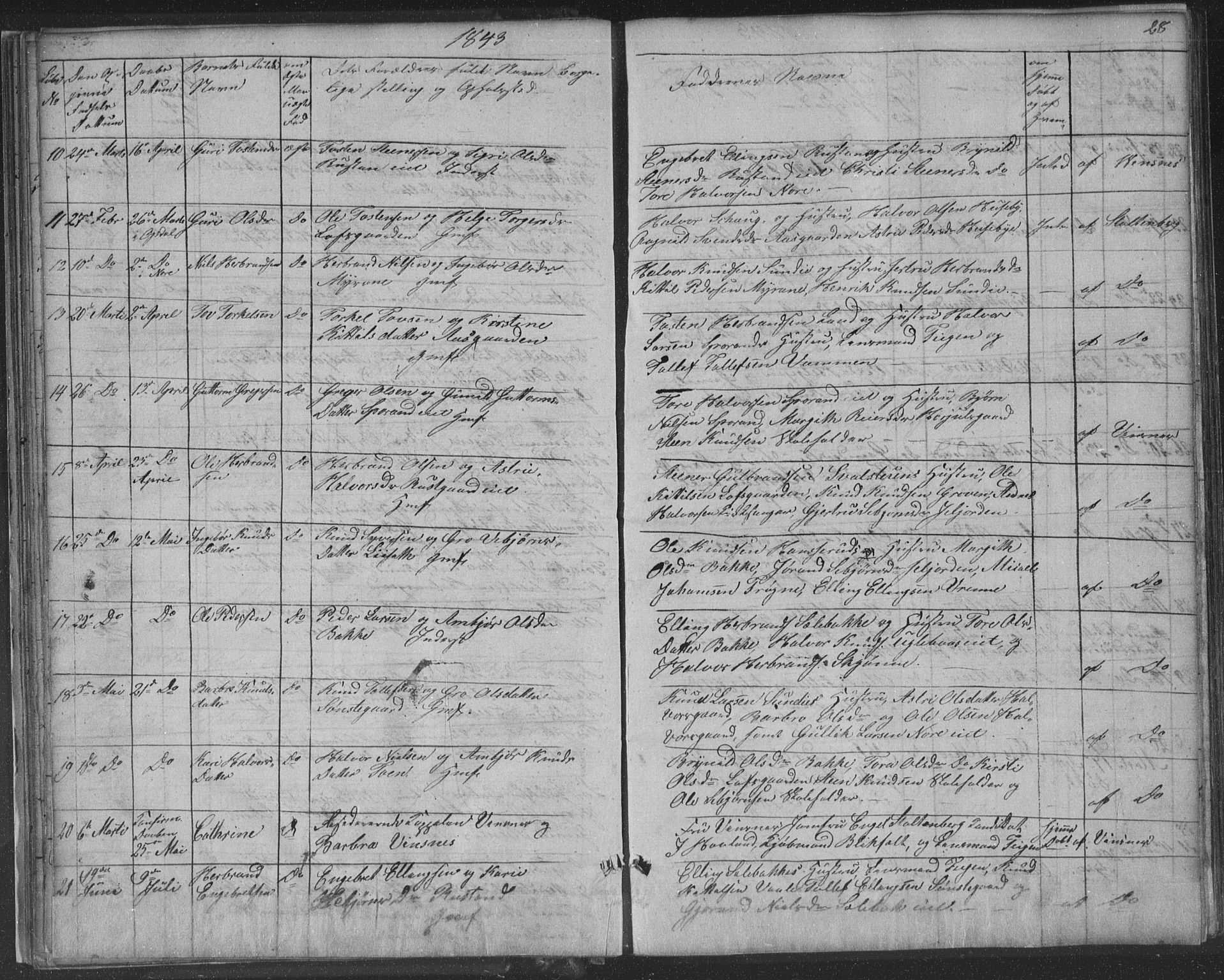 Nore kirkebøker, AV/SAKO-A-238/F/Fa/L0001: Parish register (official) no. I 1, 1836-1855, p. 28