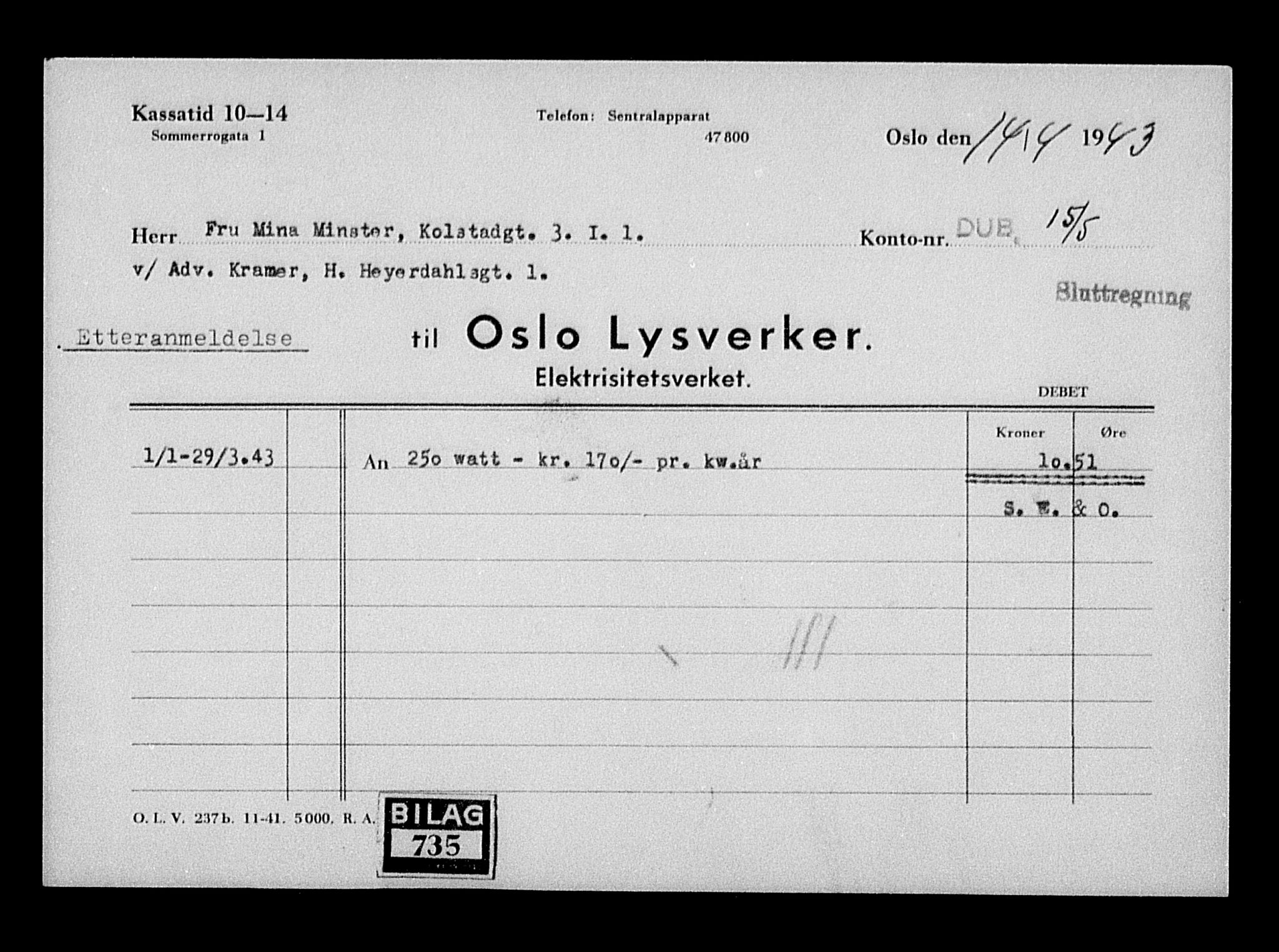 Justisdepartementet, Tilbakeføringskontoret for inndratte formuer, RA/S-1564/H/Hc/Hcc/L0965: --, 1945-1947, p. 608