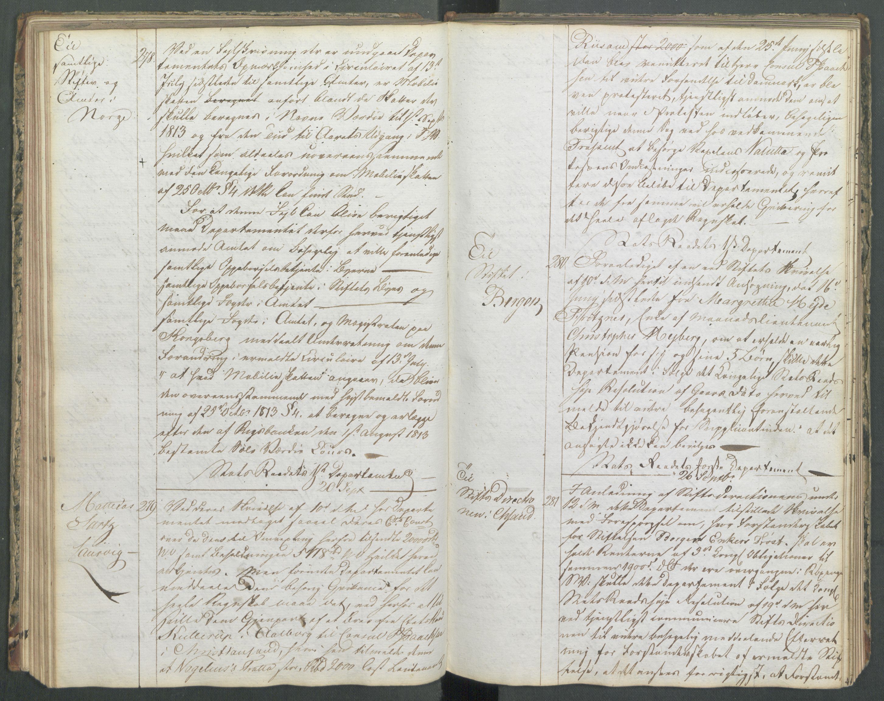 Departementene i 1814, RA/S-3899/Fa/L0004: 1. byrå - Kopibok B 1-370, 1814, p. 64