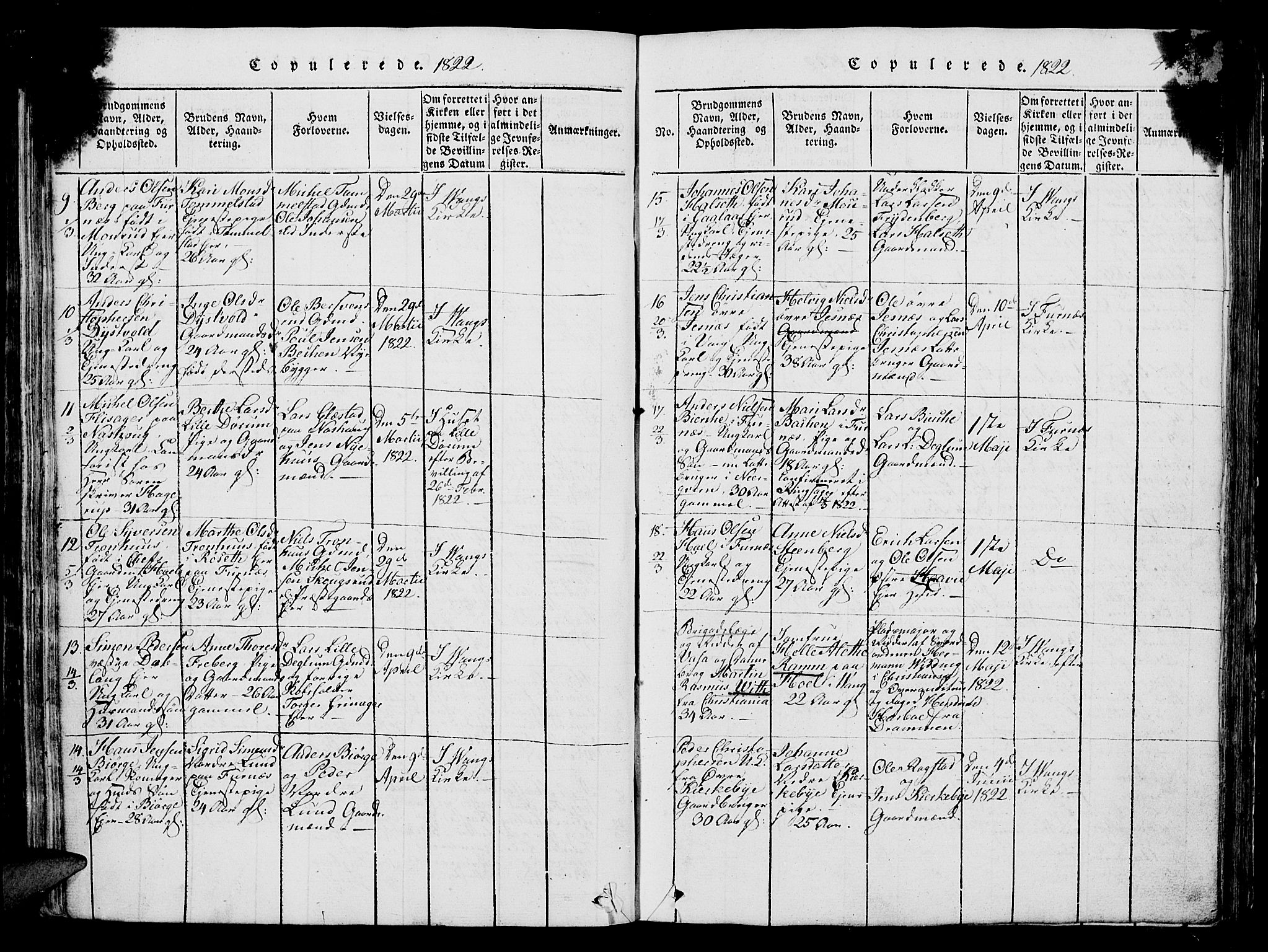 Vang prestekontor, Hedmark, AV/SAH-PREST-008/H/Ha/Hab/L0004: Parish register (copy) no. 4, 1813-1827, p. 457-458