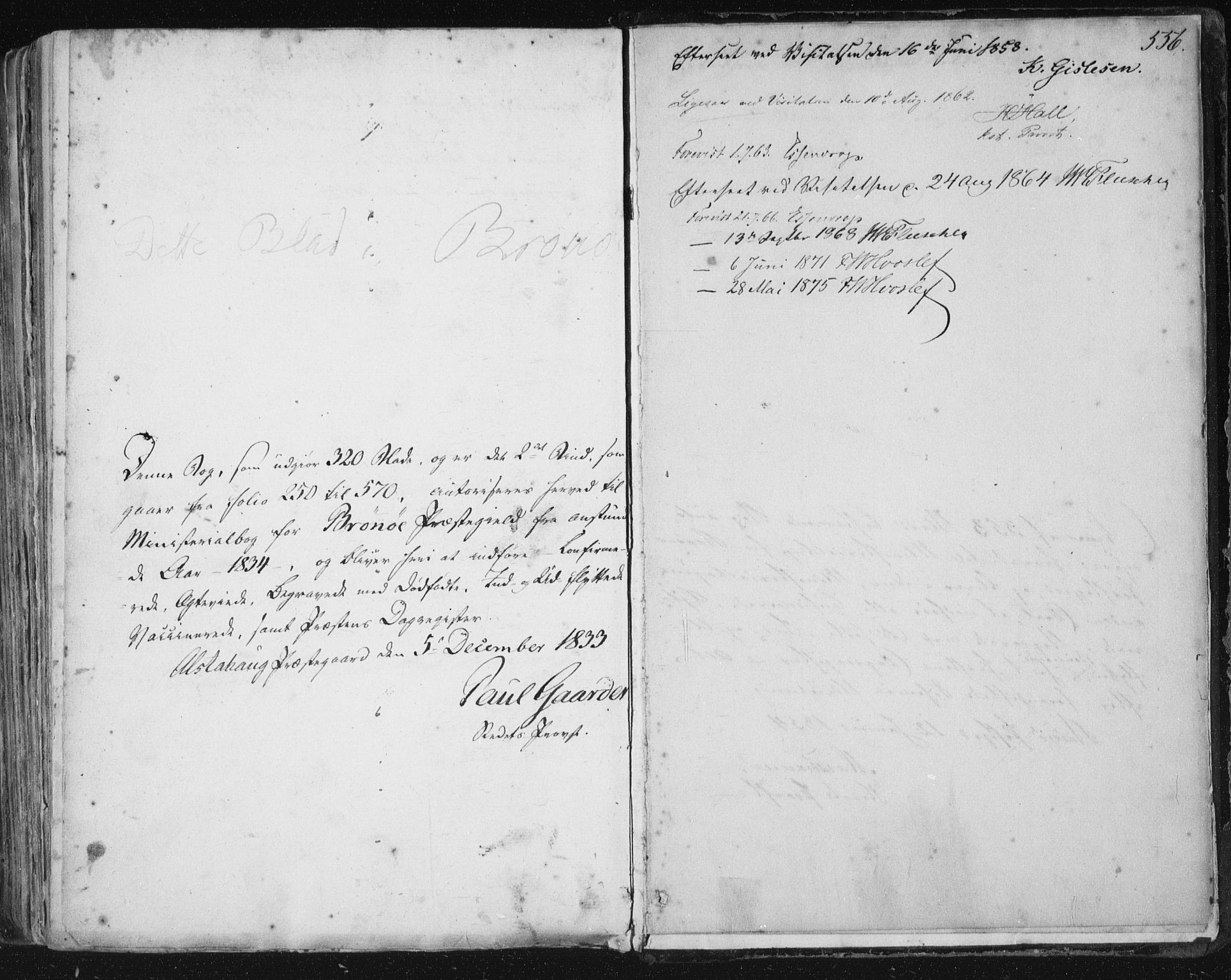 Ministerialprotokoller, klokkerbøker og fødselsregistre - Nordland, AV/SAT-A-1459/813/L0198: Parish register (official) no. 813A08, 1834-1874, p. 556