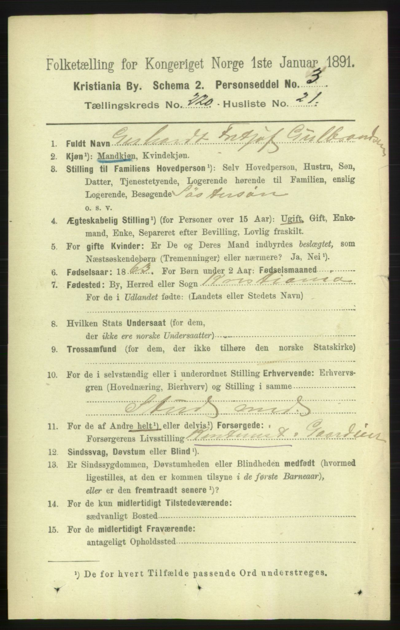RA, 1891 census for 0301 Kristiania, 1891, p. 131778