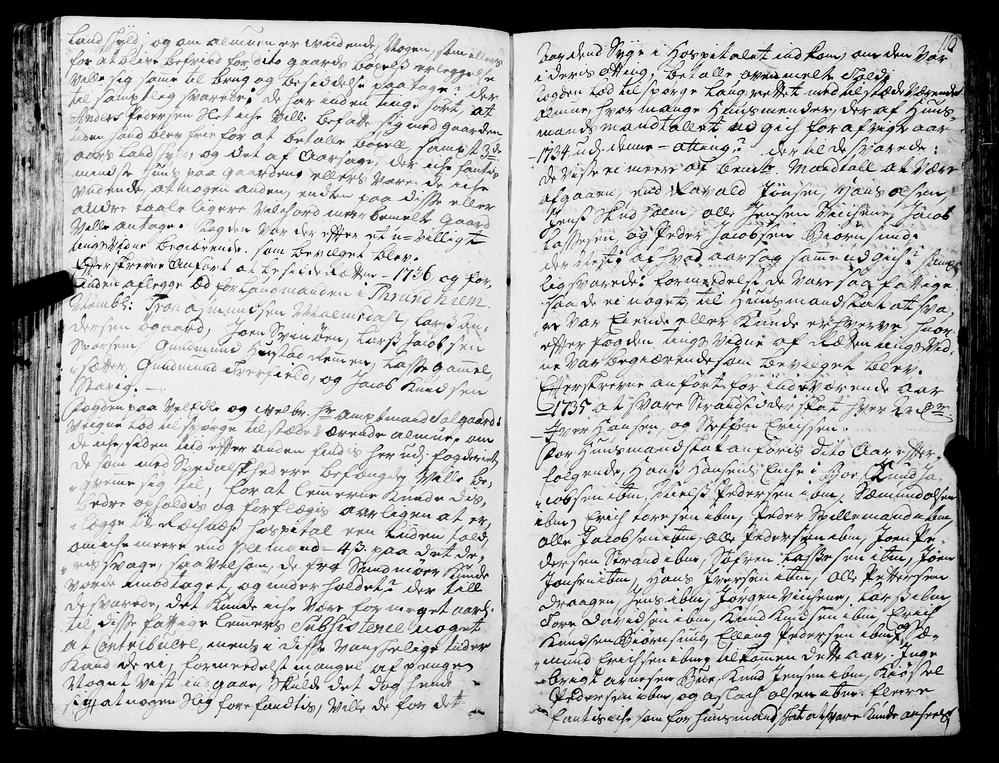Romsdal sorenskriveri, SAT/A-4149/1/1/1A/L0011: Tingbok, 1732-1740, p. 109b-110a