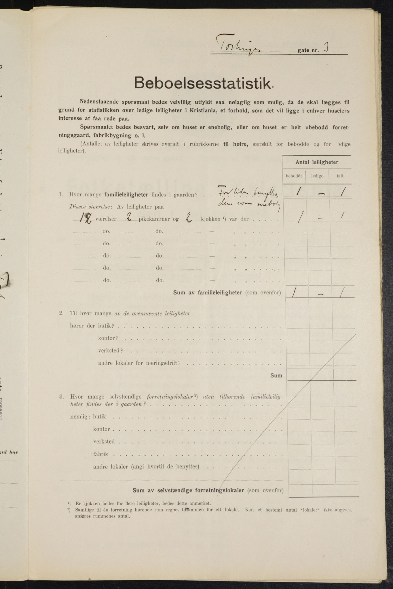 OBA, Municipal Census 1914 for Kristiania, 1914, p. 115972