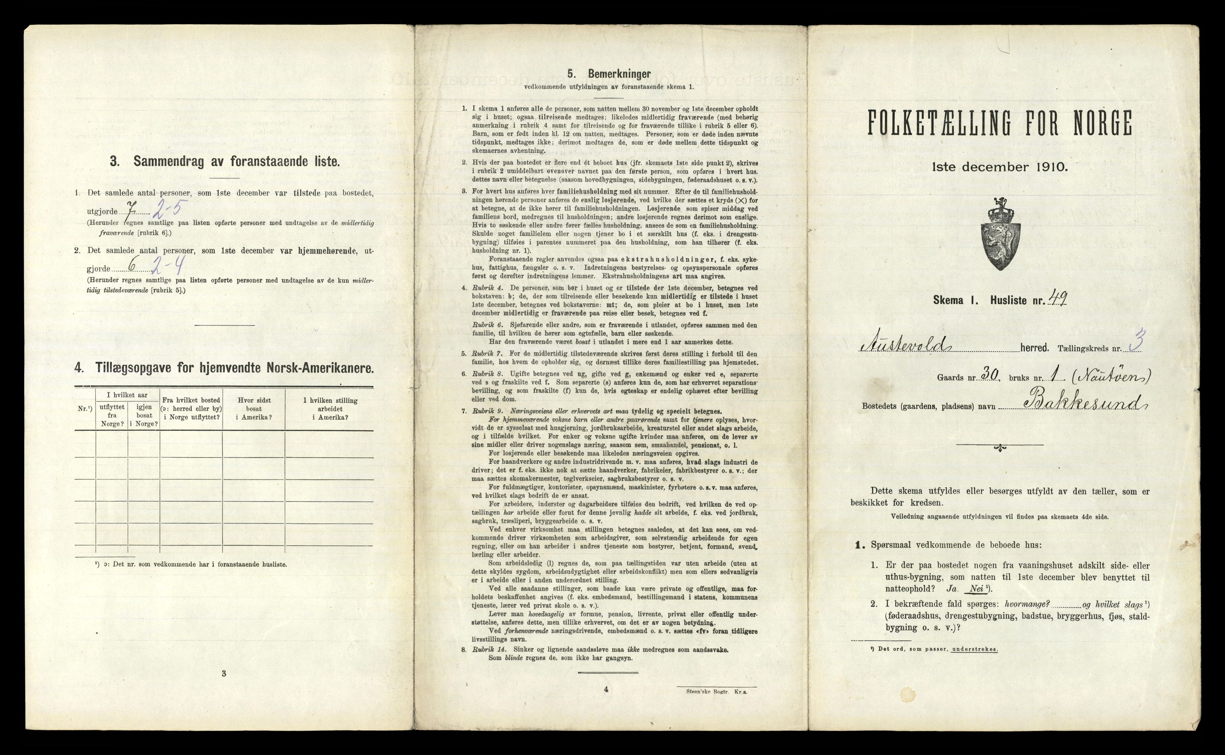 RA, 1910 census for Austevoll, 1910, p. 370