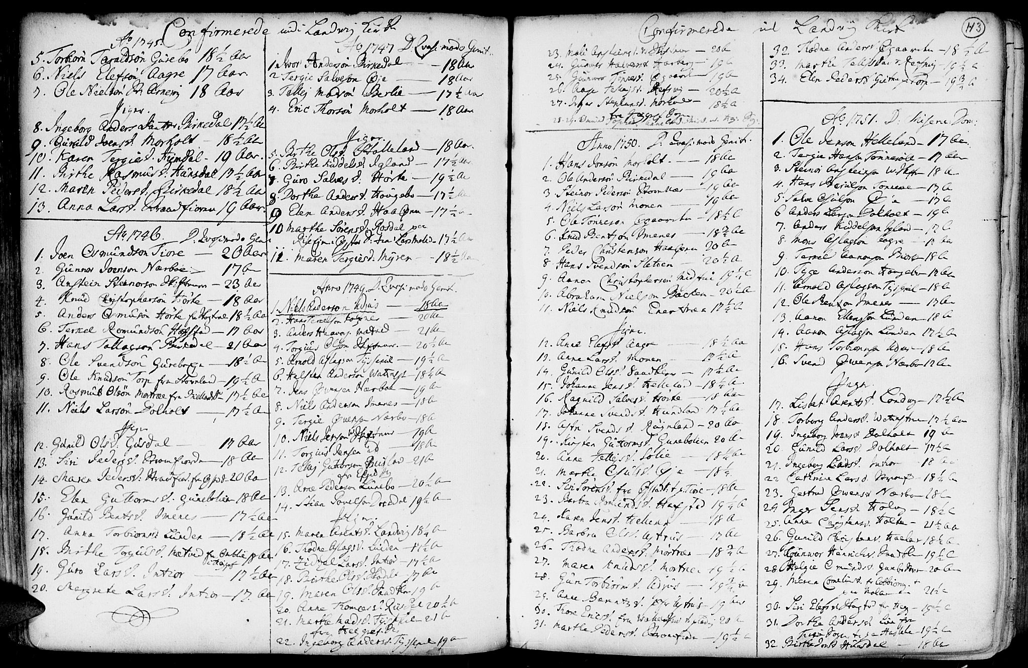 Hommedal sokneprestkontor, AV/SAK-1111-0023/F/Fa/Fab/L0002: Parish register (official) no. A 2 /1, 1741-1848, p. 113