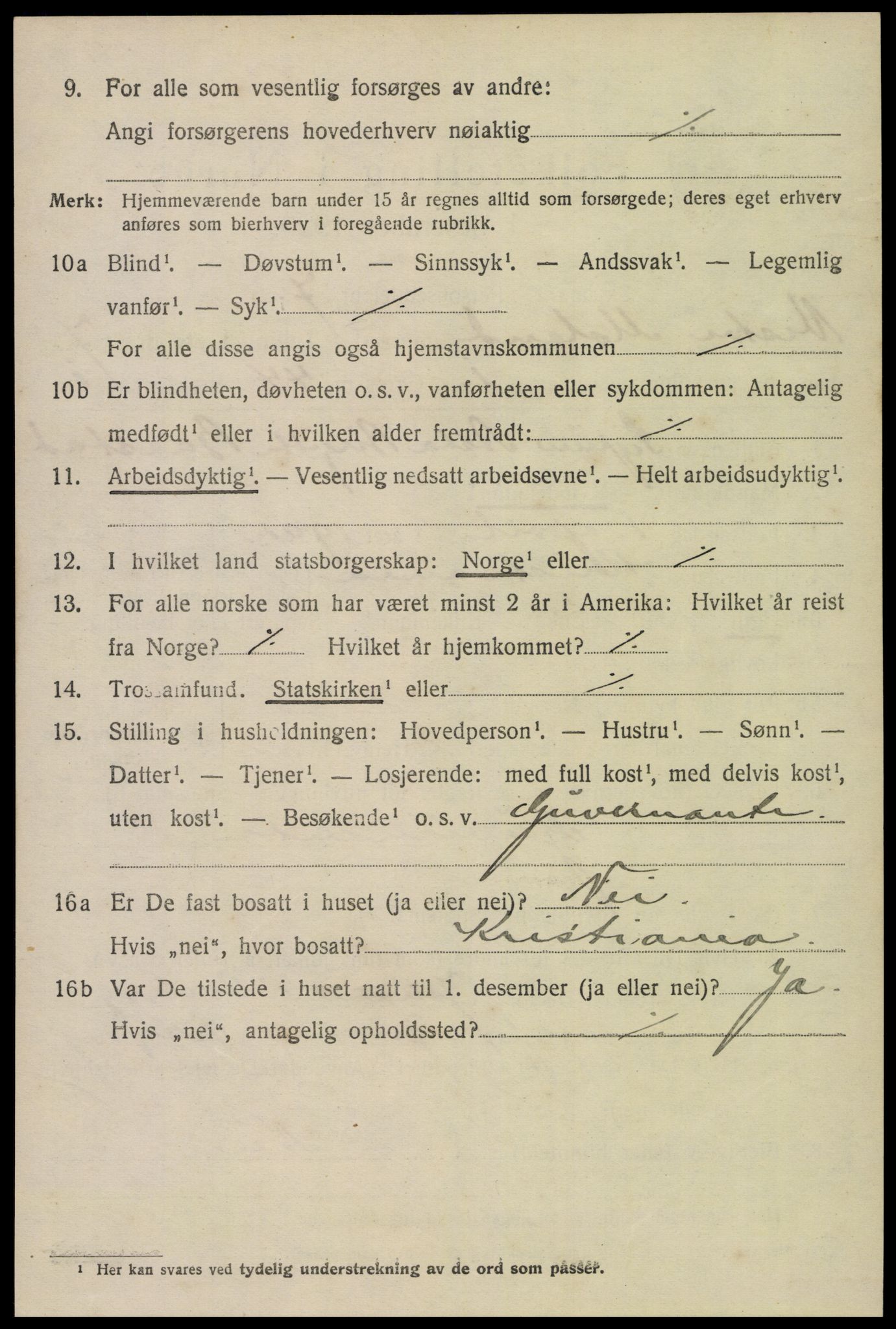 SAK, 1920 census for Vestre Moland, 1920, p. 4782