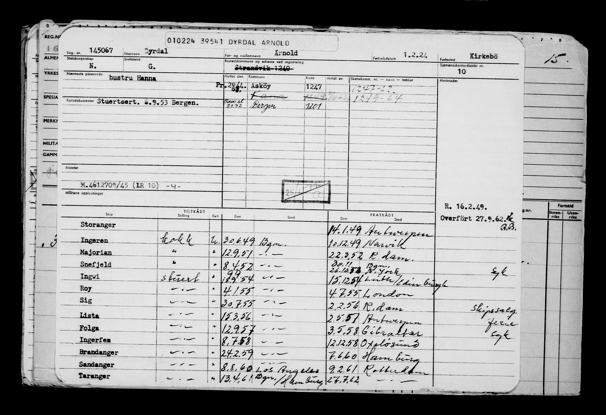 Direktoratet for sjømenn, AV/RA-S-3545/G/Gb/L0227: Hovedkort, 1924, p. 298