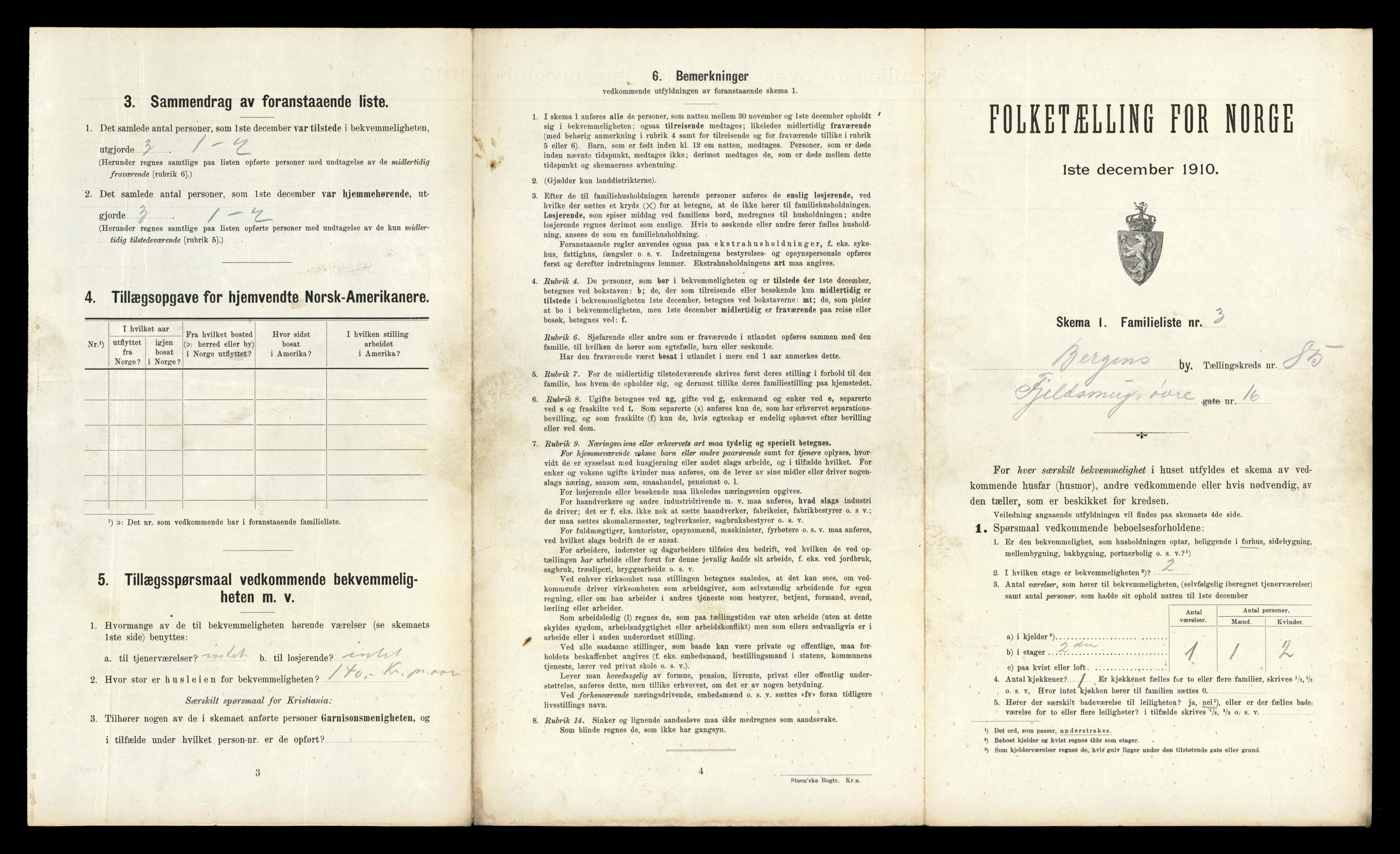 RA, 1910 census for Bergen, 1910, p. 30097