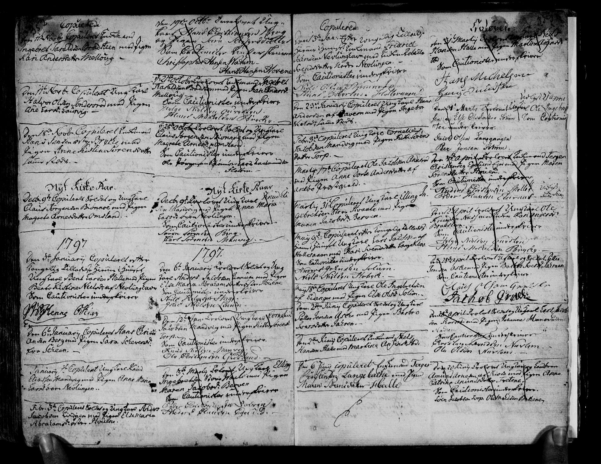 Brunlanes kirkebøker, AV/SAKO-A-342/F/Fa/L0001: Parish register (official) no. I 1, 1766-1801, p. 352-353