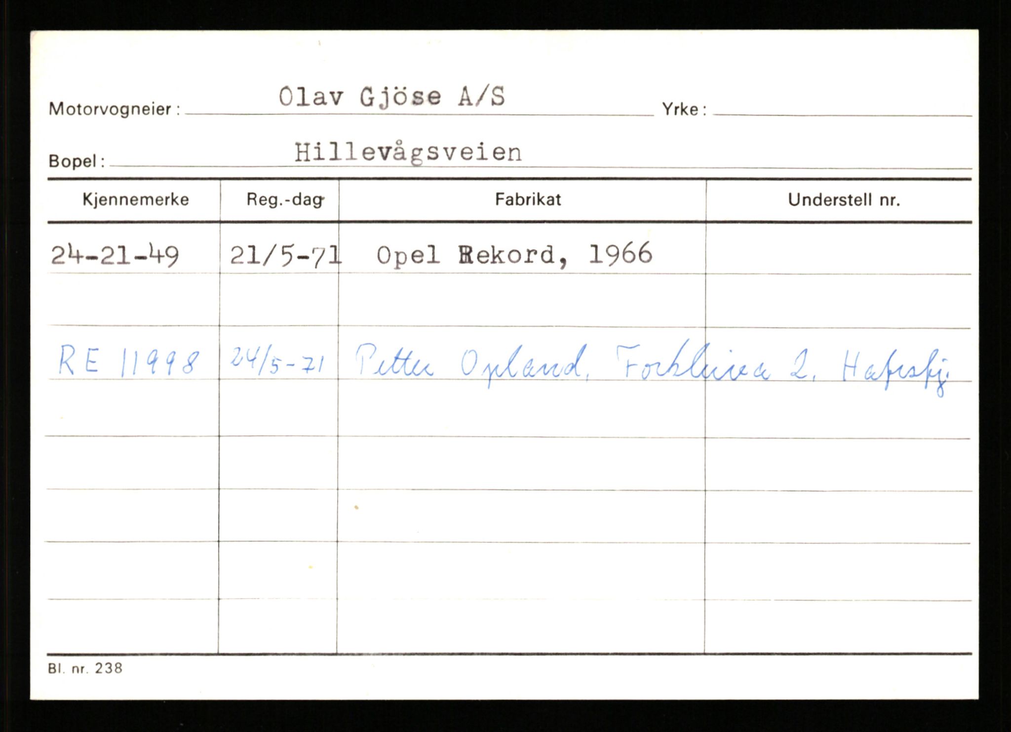 Stavanger trafikkstasjon, AV/SAST-A-101942/0/G/L0011: Registreringsnummer: 240000 - 363477, 1930-1971, p. 107