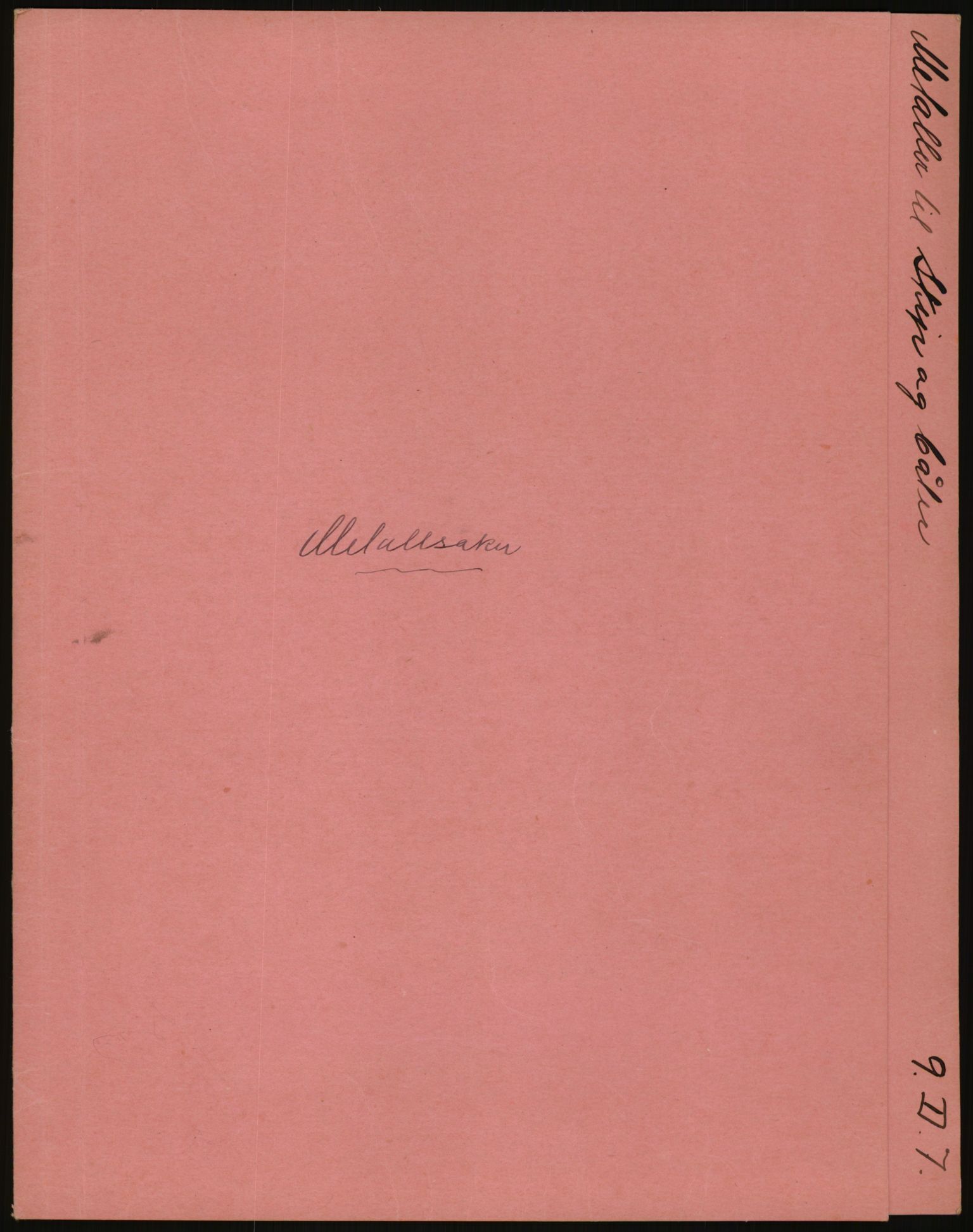 Direktoratet for industriforsyning, Sekretariatet, AV/RA-S-4153/D/Df/L0054: 9. Metallkontoret, 1940-1945, p. 1523