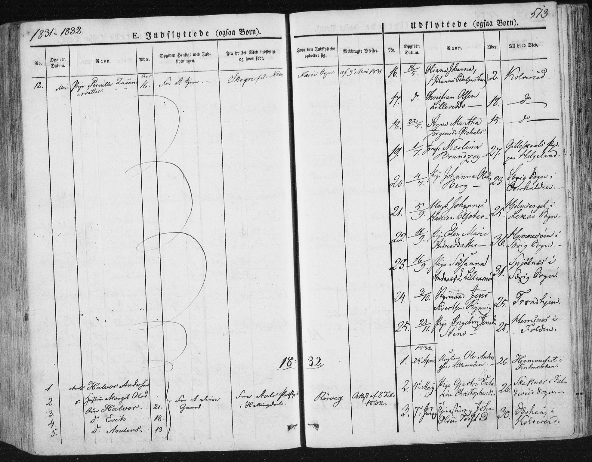 Ministerialprotokoller, klokkerbøker og fødselsregistre - Nord-Trøndelag, AV/SAT-A-1458/784/L0669: Parish register (official) no. 784A04, 1829-1859, p. 513