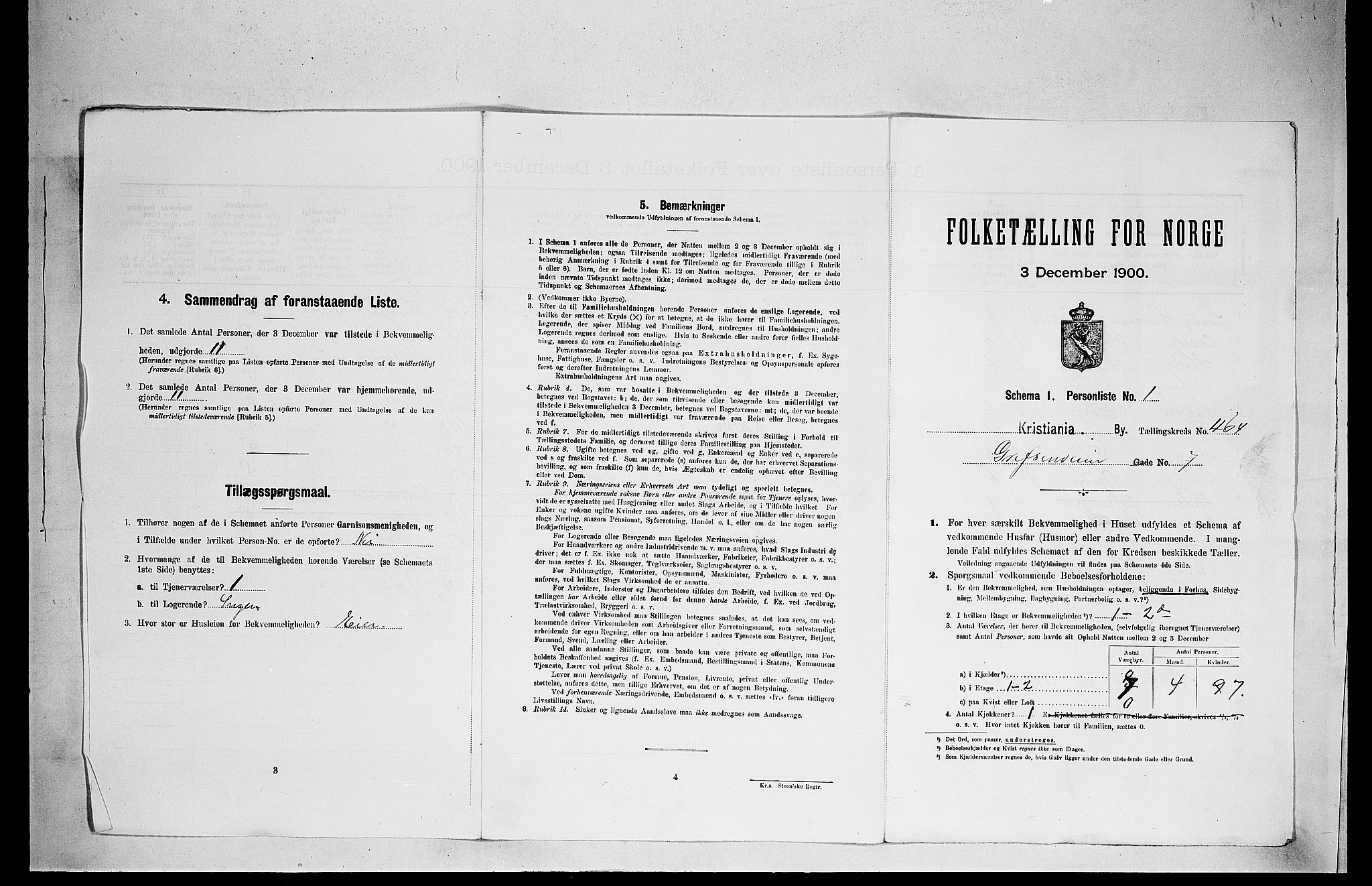 SAO, 1900 census for Kristiania, 1900, p. 27799