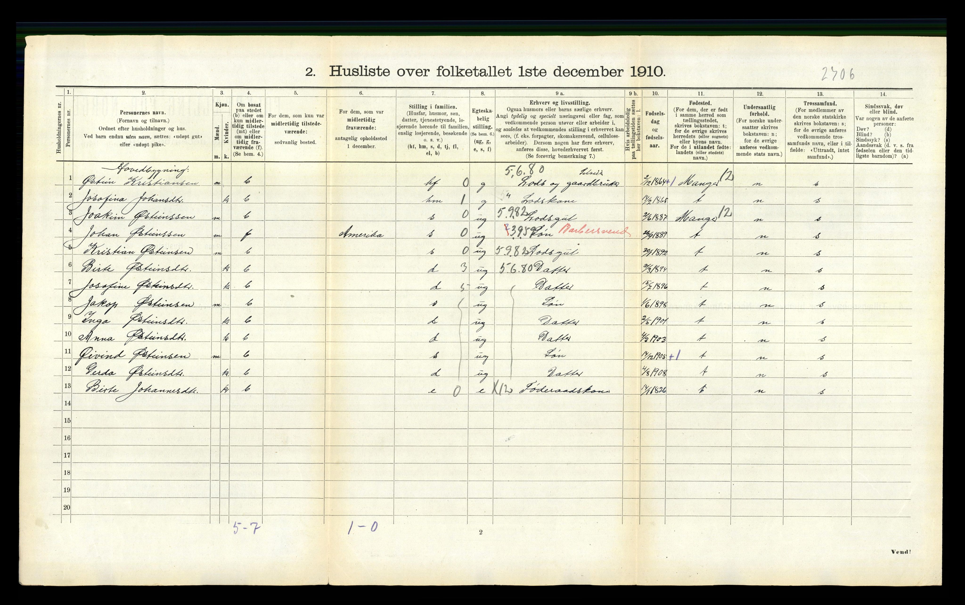 RA, 1910 census for Herøy, 1910, p. 249