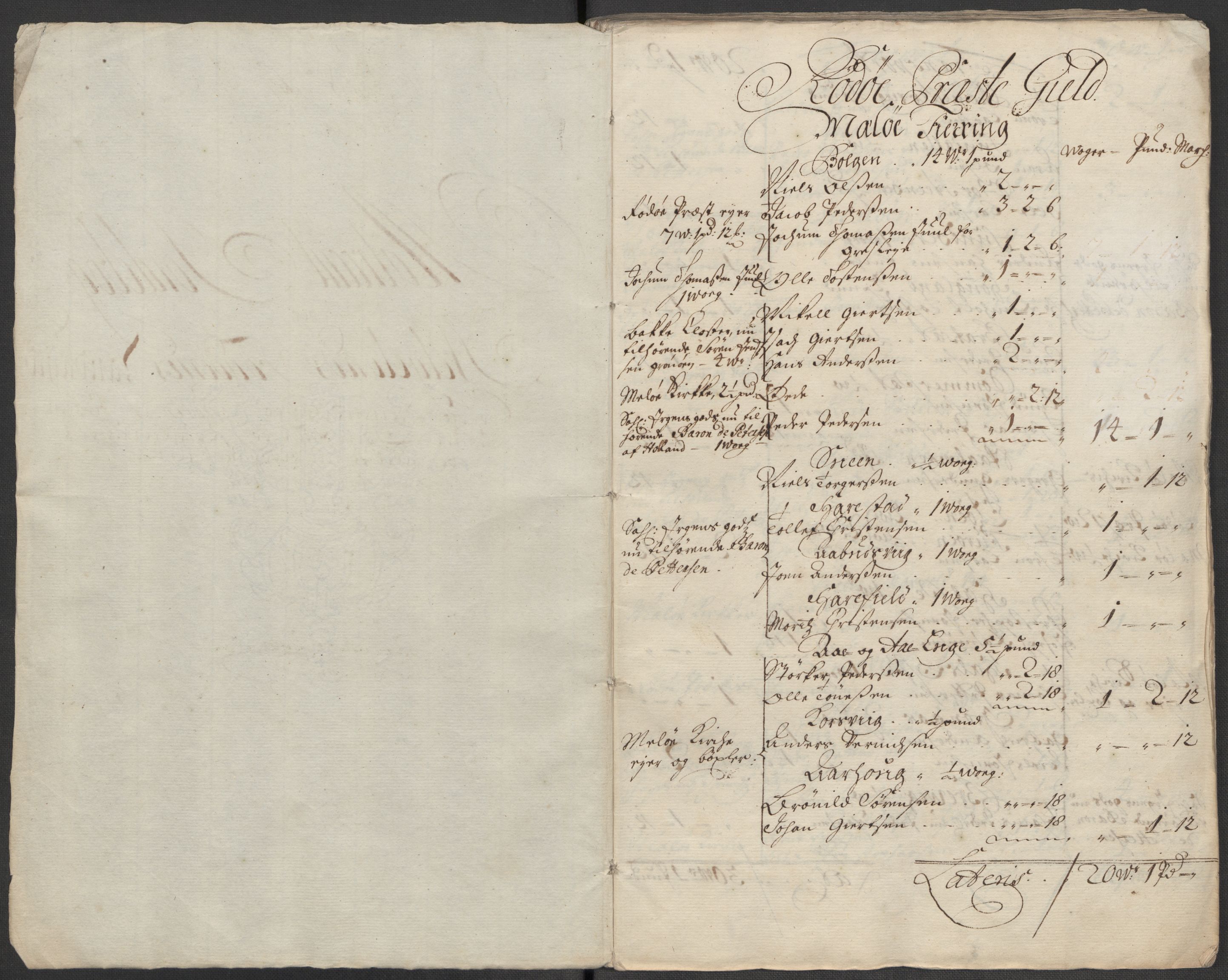 Rentekammeret inntil 1814, Reviderte regnskaper, Fogderegnskap, RA/EA-4092/R65/L4513: Fogderegnskap Helgeland, 1714-1715, p. 486