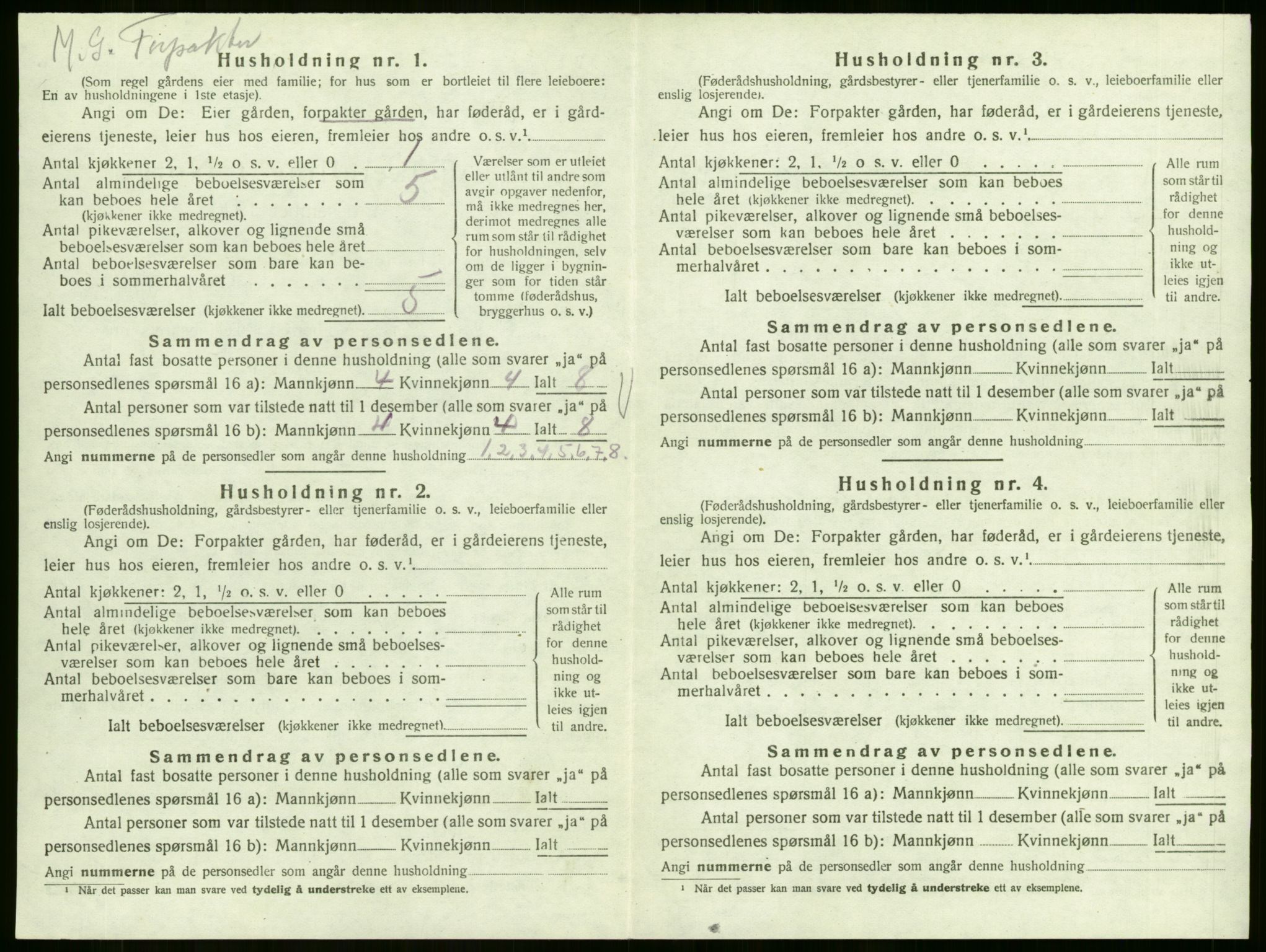 SAKO, 1920 census for Sem, 1920, p. 723