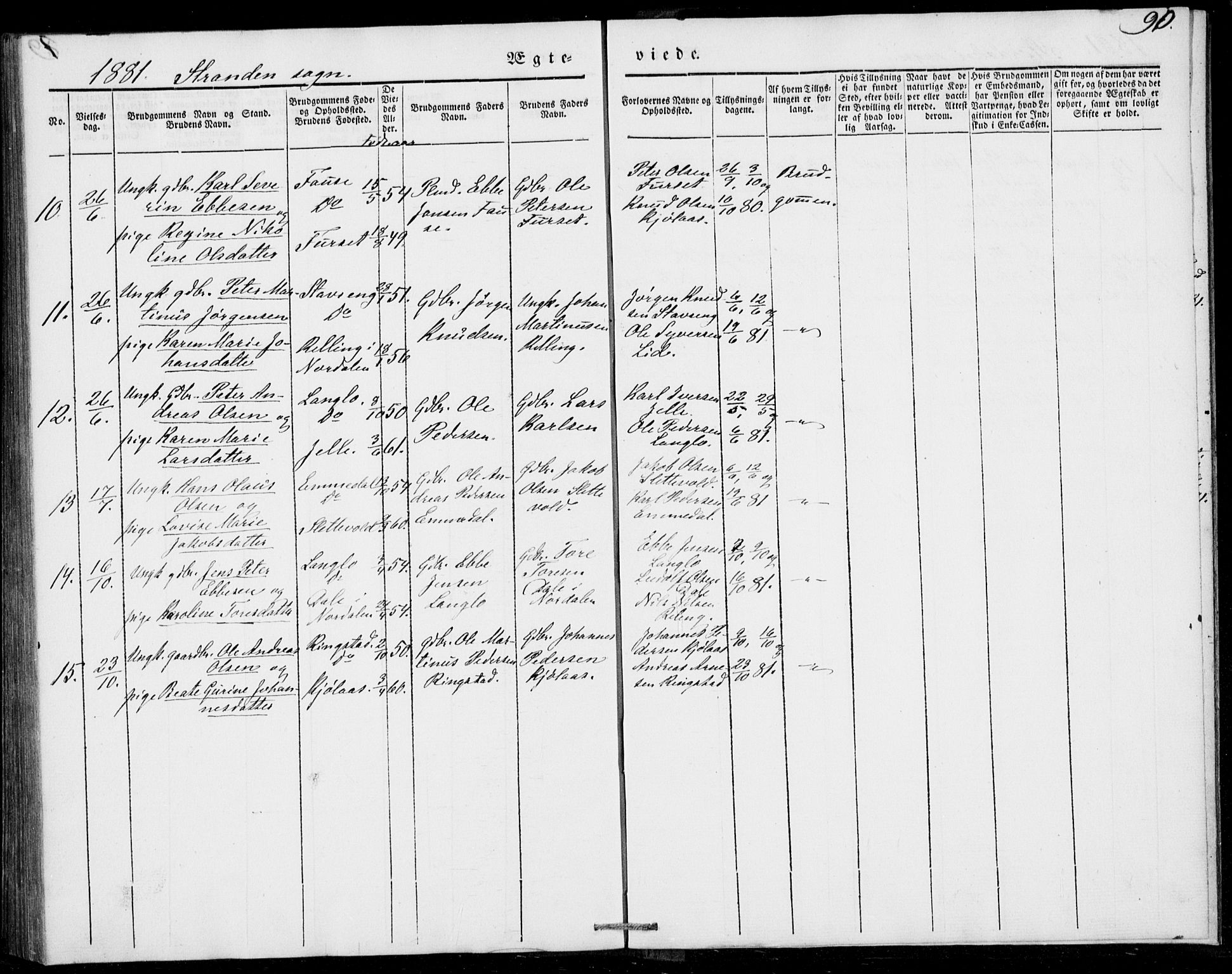 Ministerialprotokoller, klokkerbøker og fødselsregistre - Møre og Romsdal, AV/SAT-A-1454/520/L0276: Parish register (official) no. 520A06, 1844-1881, p. 90