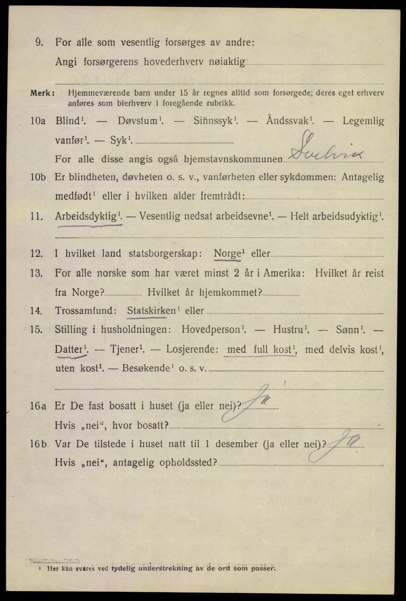 SAKO, 1920 census for Svelvik, 1920, p. 3380