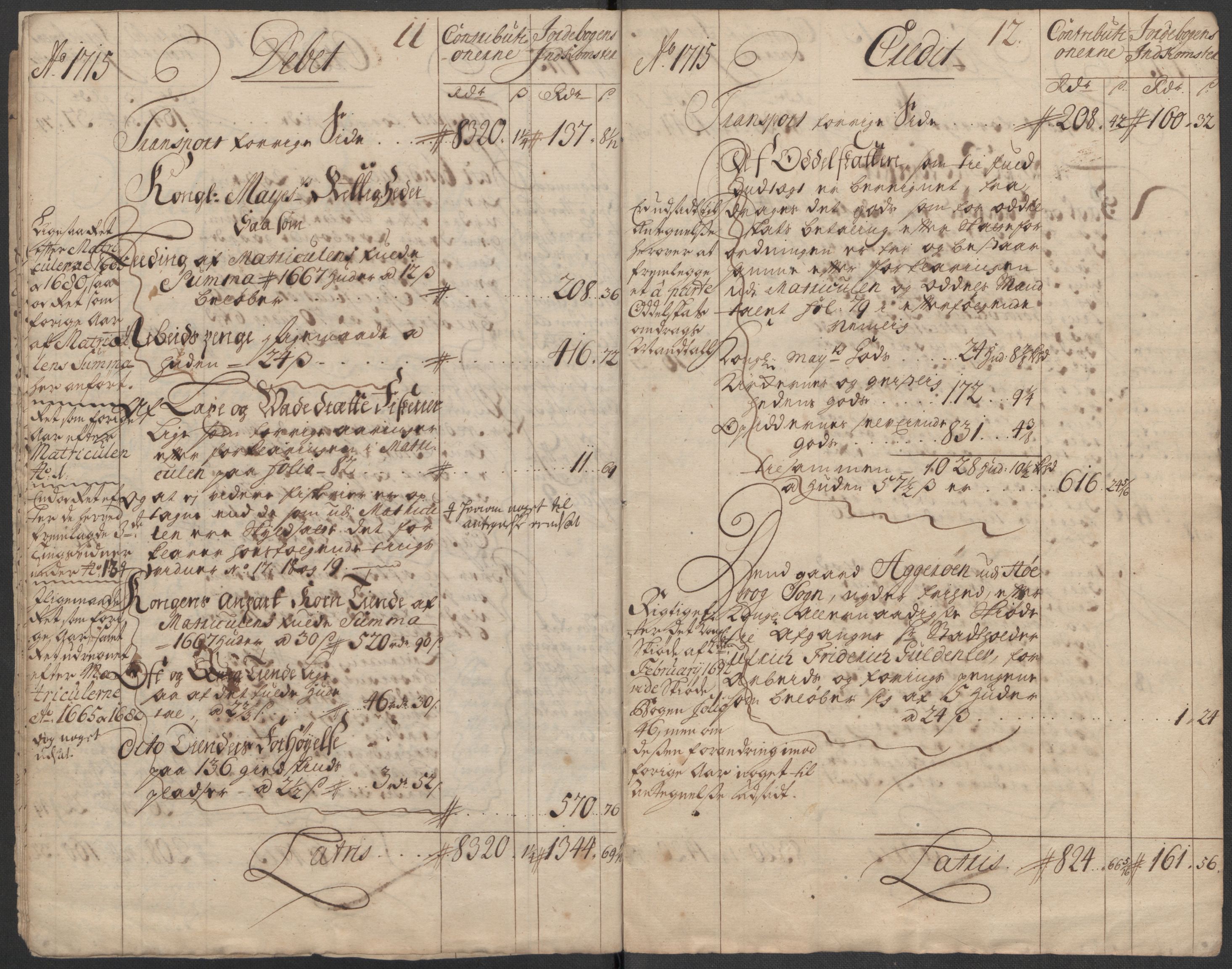 Rentekammeret inntil 1814, Reviderte regnskaper, Fogderegnskap, AV/RA-EA-4092/R39/L2323: Fogderegnskap Nedenes, 1715, p. 9