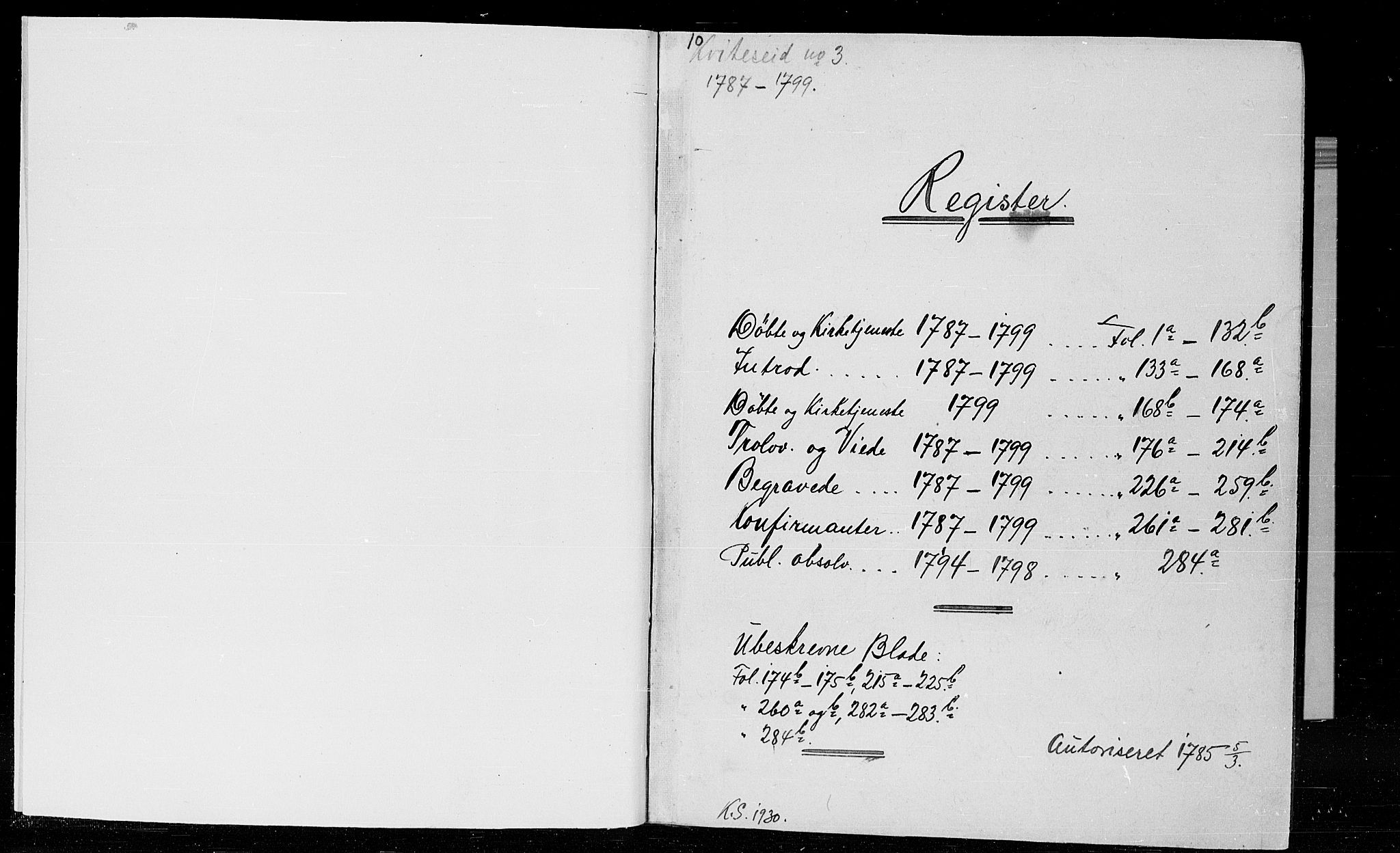 Kviteseid kirkebøker, SAKO/A-276/F/Fa/L0003: Parish register (official) no. I 3, 1787-1799