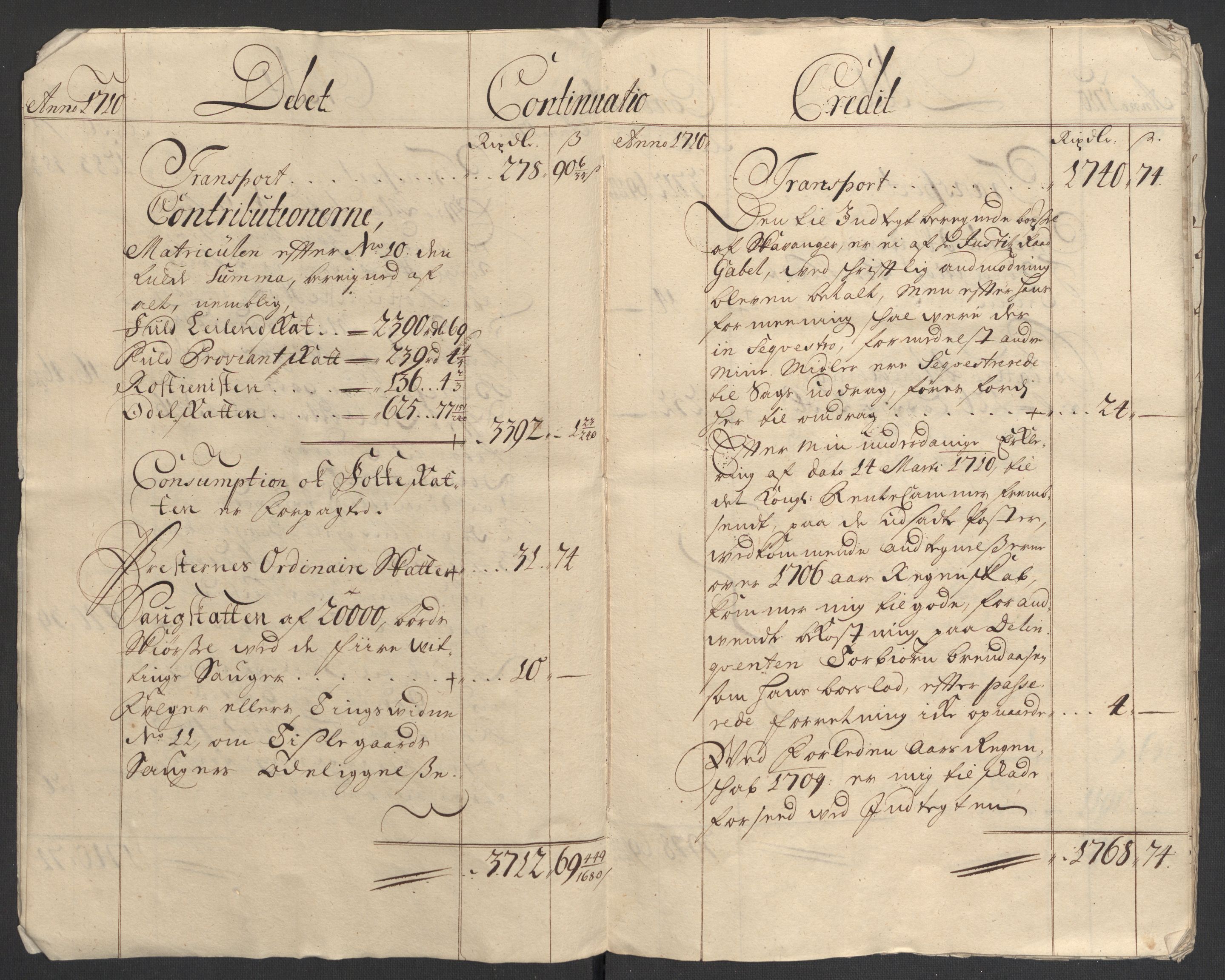 Rentekammeret inntil 1814, Reviderte regnskaper, Fogderegnskap, RA/EA-4092/R24/L1585: Fogderegnskap Numedal og Sandsvær, 1709-1710, p. 143