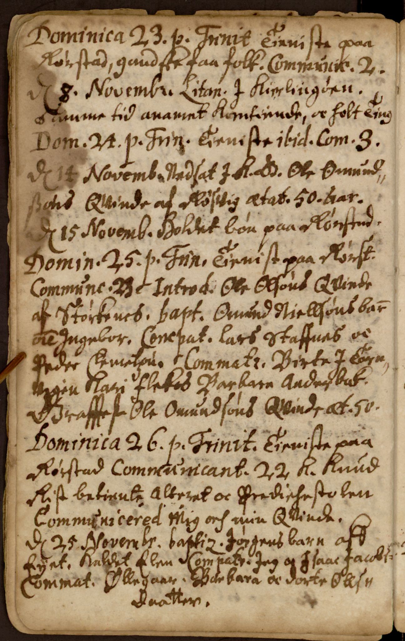 Spesialsamlingene, NTNU/SPESIALSAMLINGENE/M/XA-Oct-90: Other parish register no. XA Oct. 90, 1683-1685